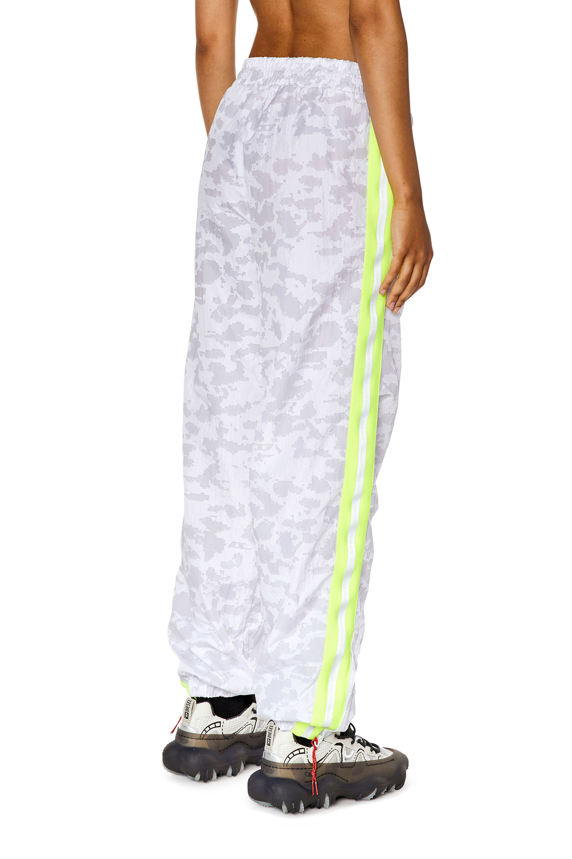 Women's Track pants with pixelated print | Multicolor | Diesel