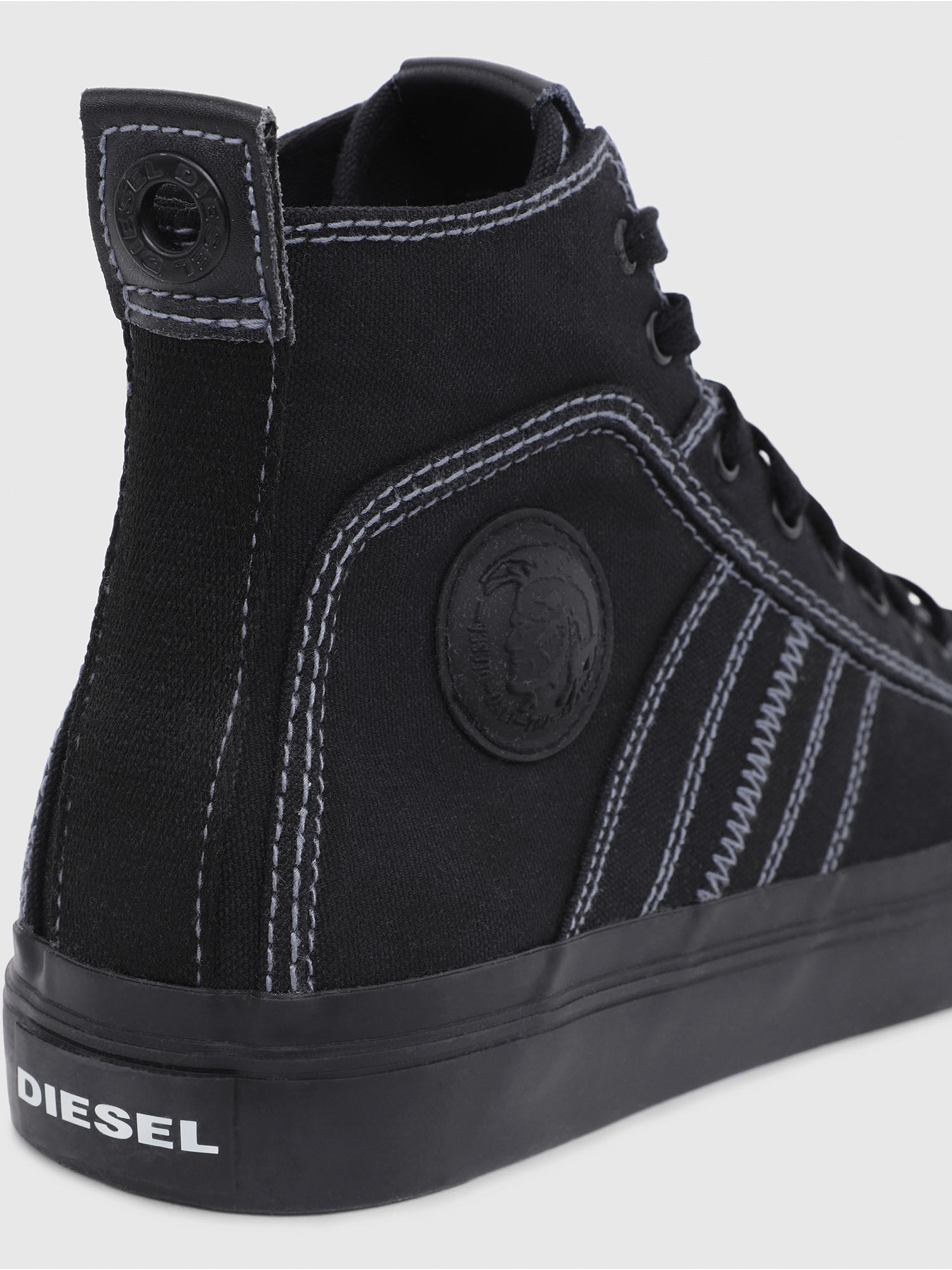 Diesel black high top sneakers