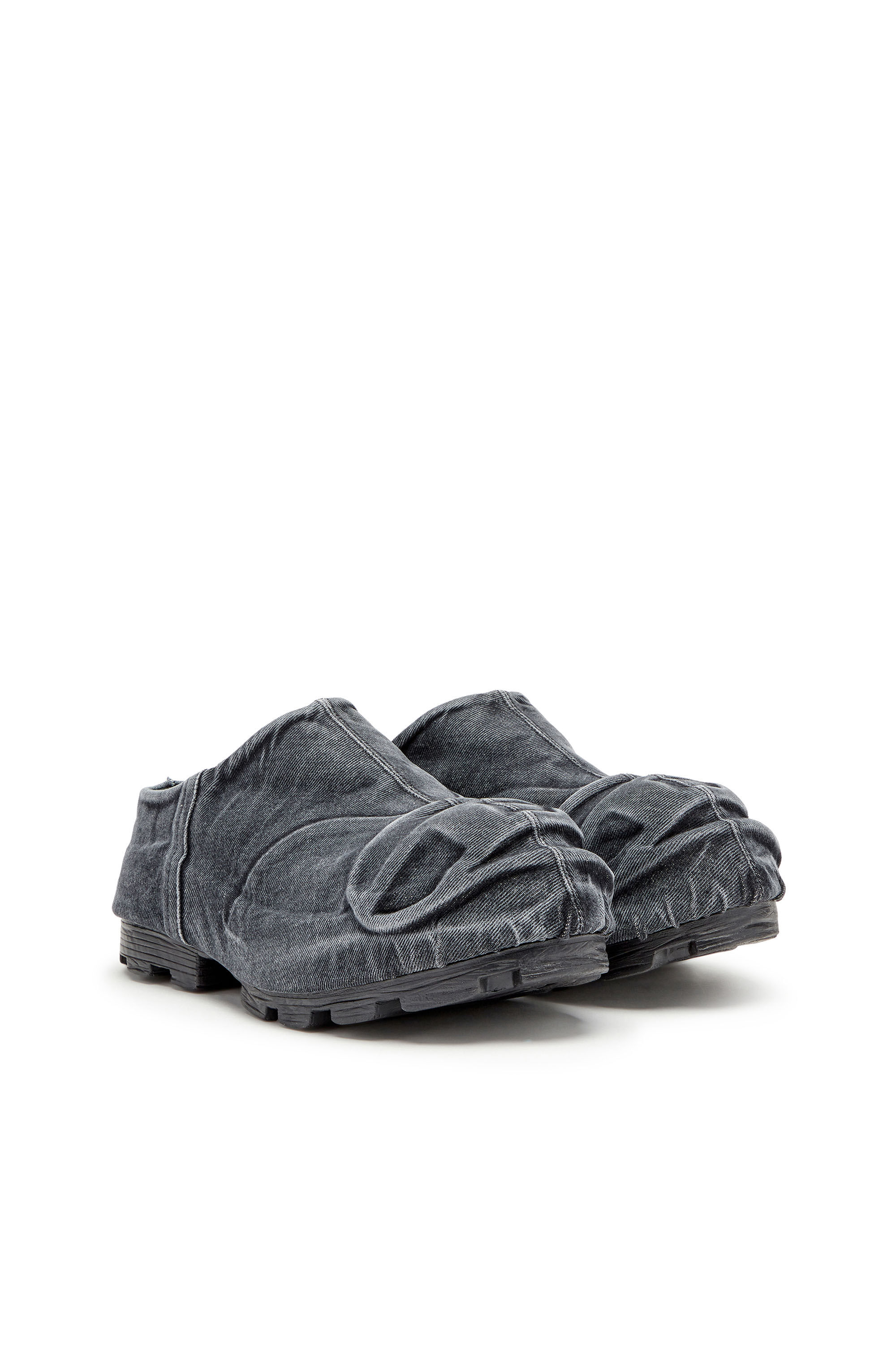 Men's D-Hammer-Low-cut denim boots with Oval D toe guard
