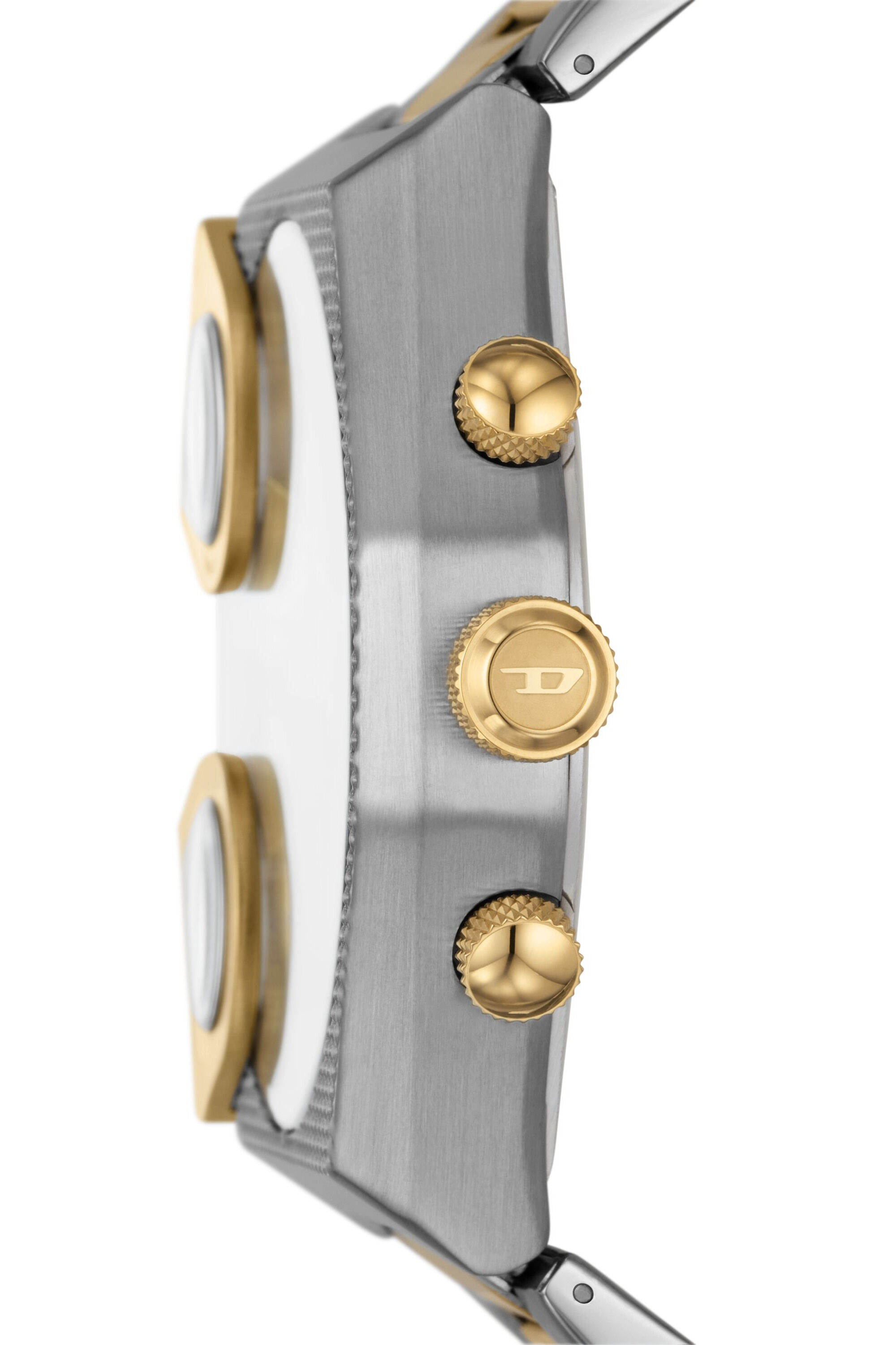DIESEL 時計 DZ4676 Mega Chief Slim stainless steel watch｜グレー｜メンズ