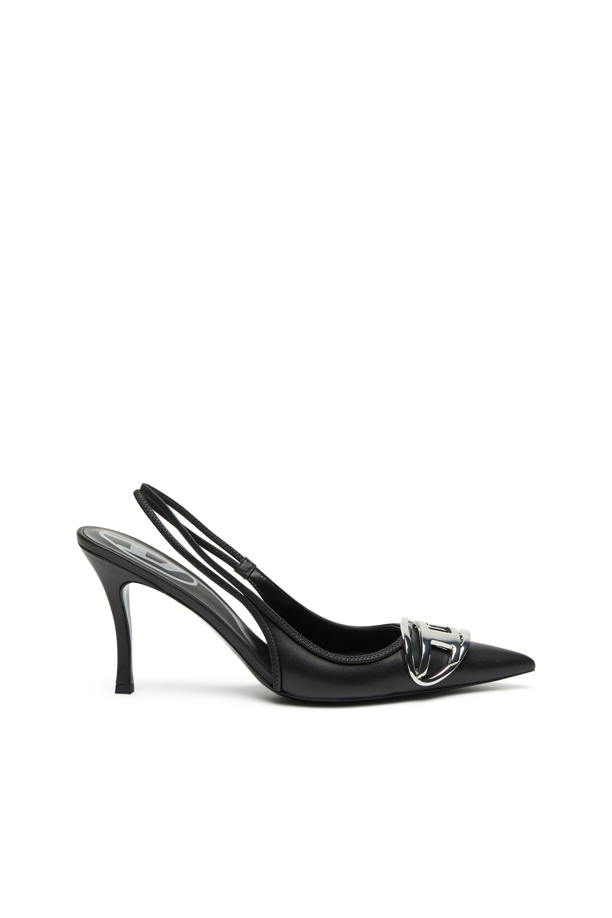 D-VENUS SB Woman: Slingback pumps in nappa leather, D logo | Diesel