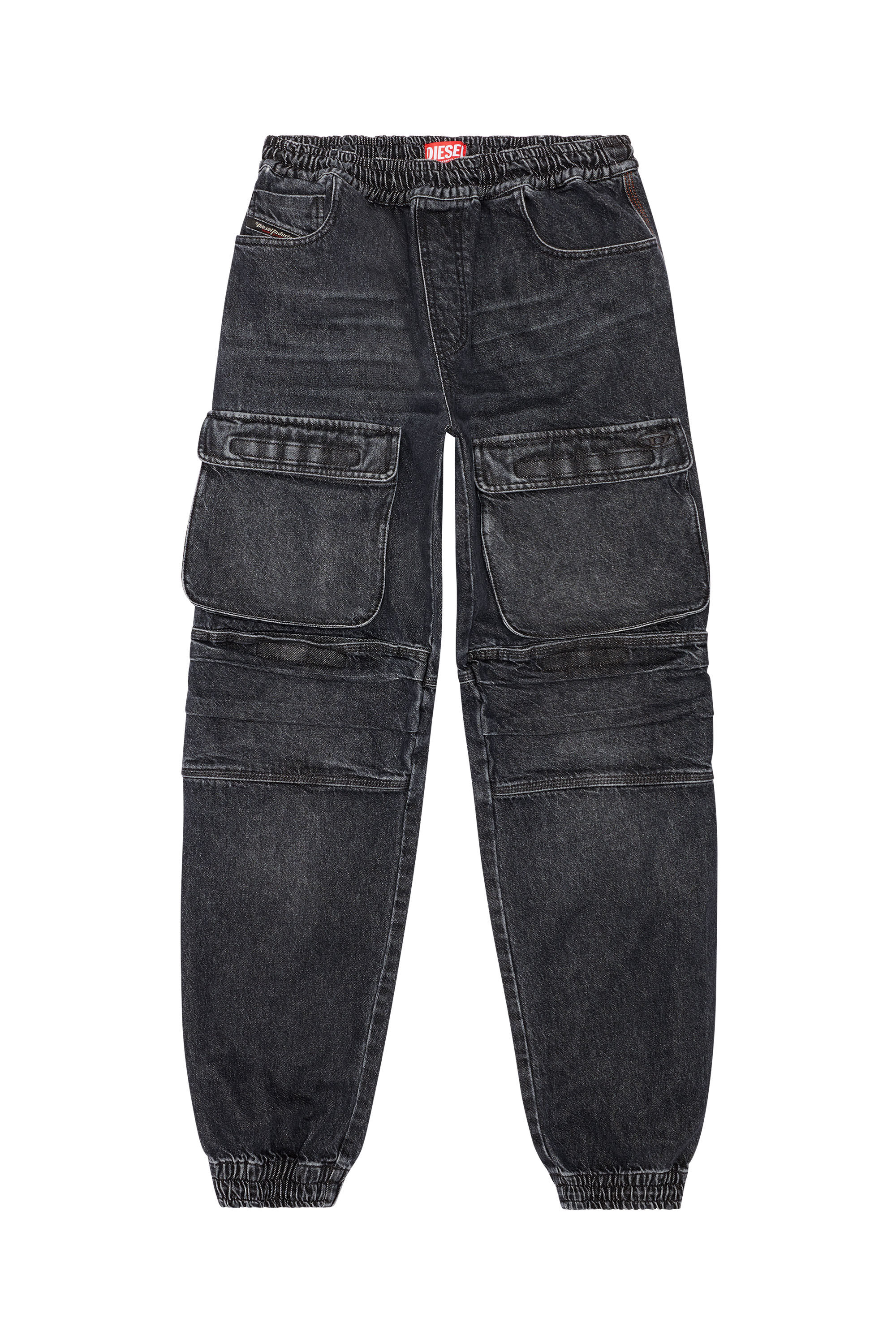 Diesel - Woman's Regular Jeans D-Mirt 0HLAA, Black/Dark grey - 2