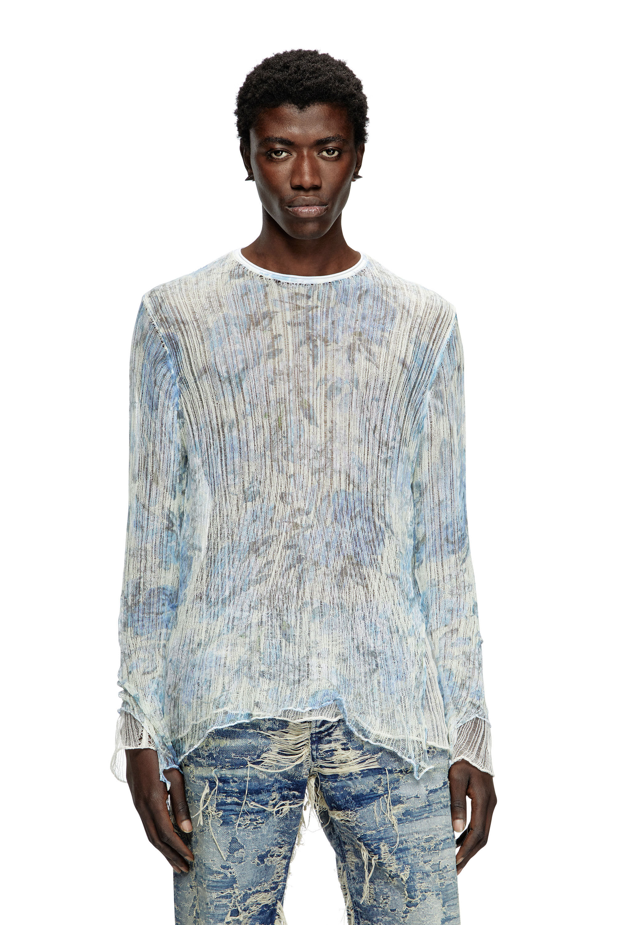 ★送関込み★ Diesel K-Cadmo Distressed jumper Diesel K-Cadmo Distressed Jumper – Cettire