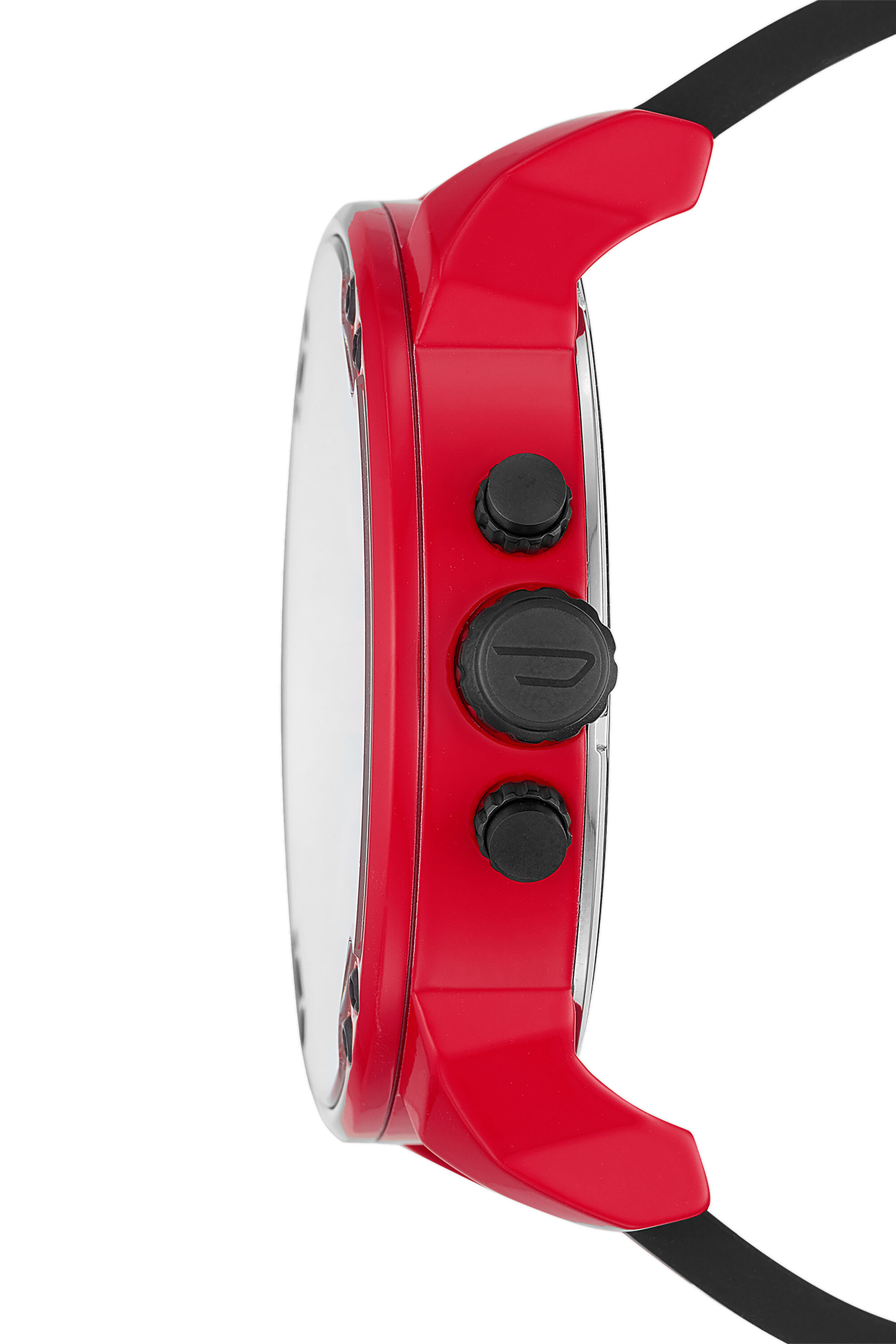DZ7431 Man: Mr Daddy 2.0 Multifunction Red Silicone Watch | Diesel