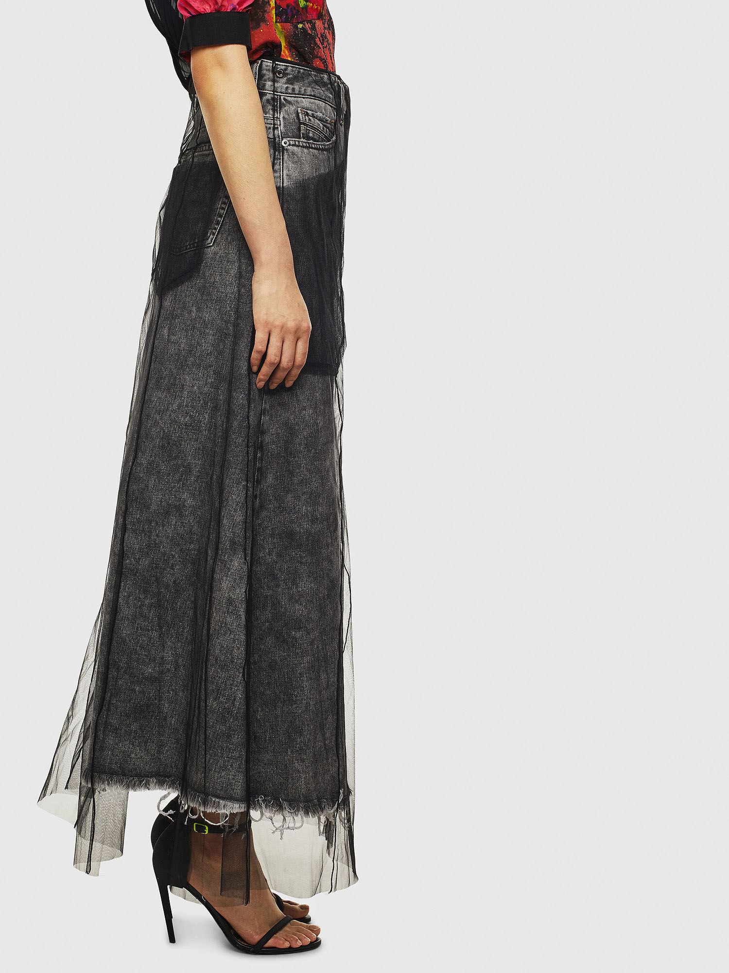 Tulle skirt 2024 with jeans