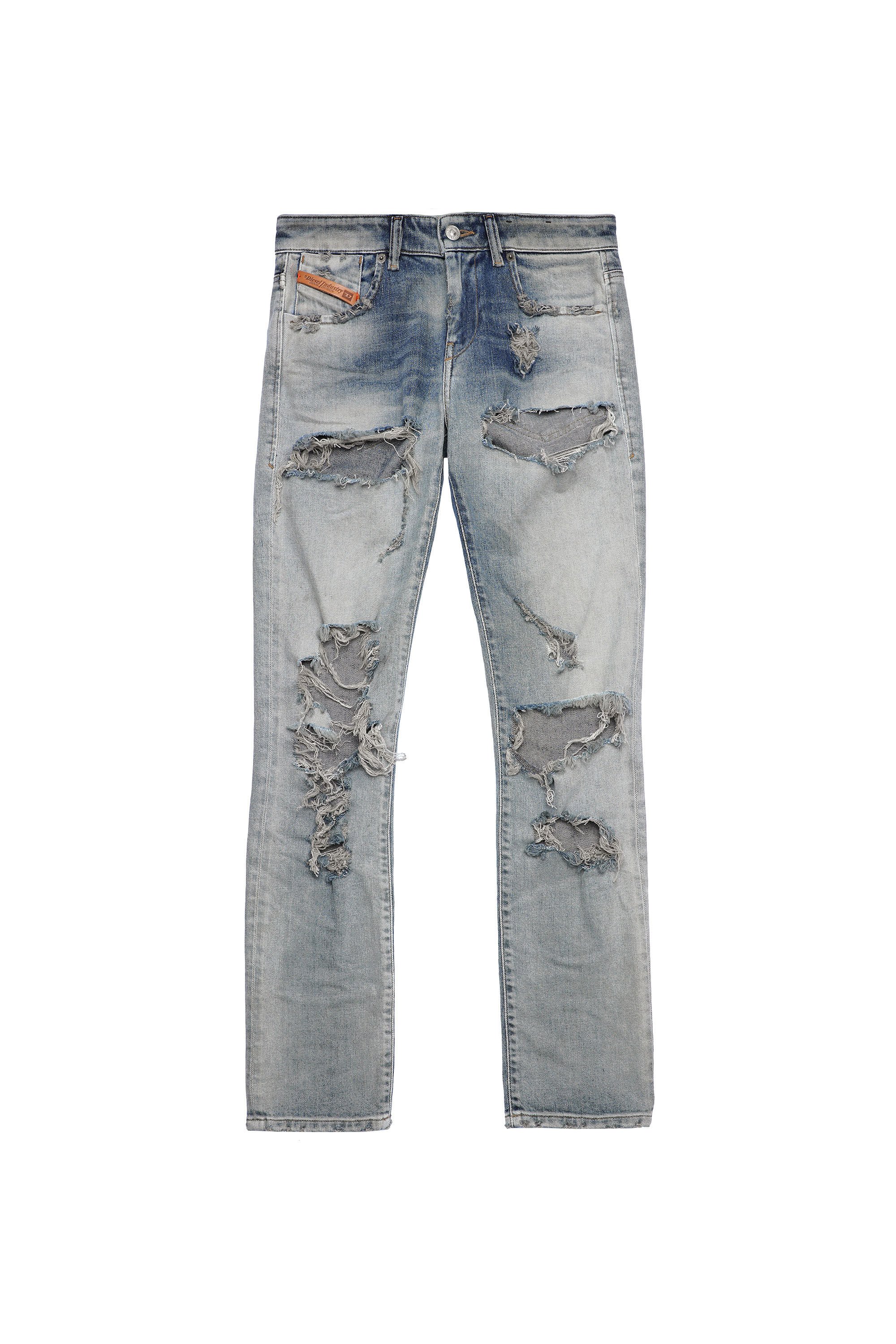Diesel - Straight Jeans D-Lyla 09B40, Azul Claro - Image 2