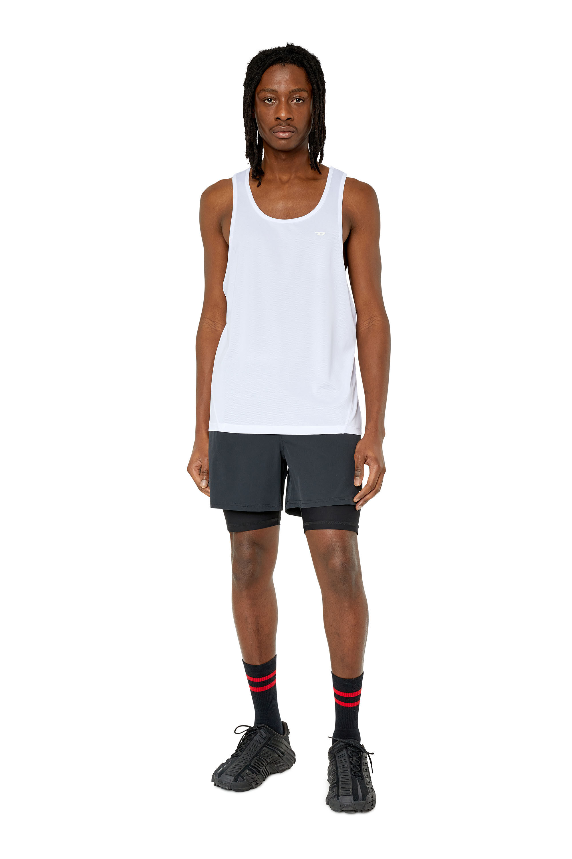 AMST-KIERON-WT36 Man: Tank top with maxi logo | Diesel