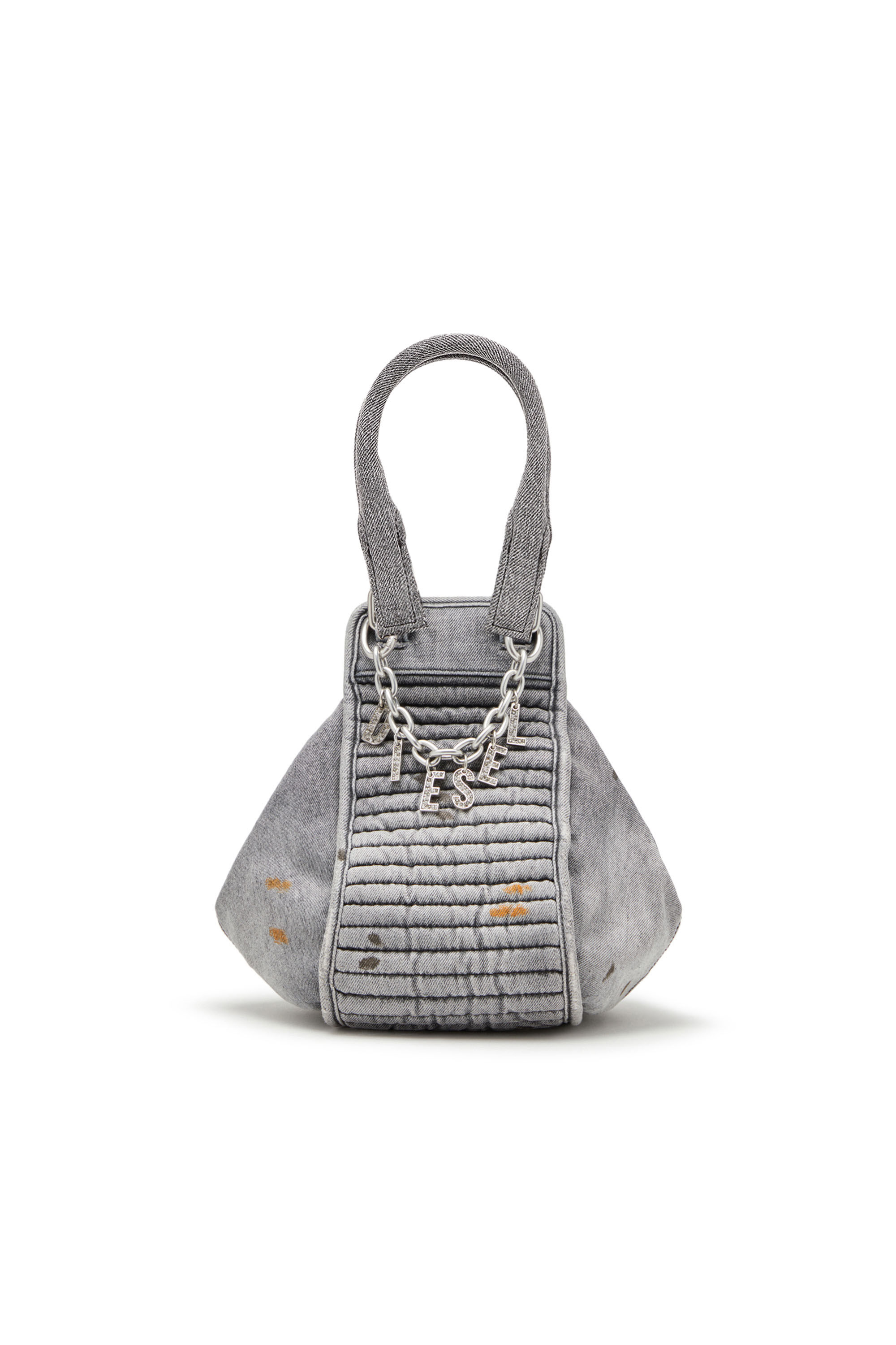 Women's D-Vina-S - Small slouchy bag in Denim | Black | Diesel
