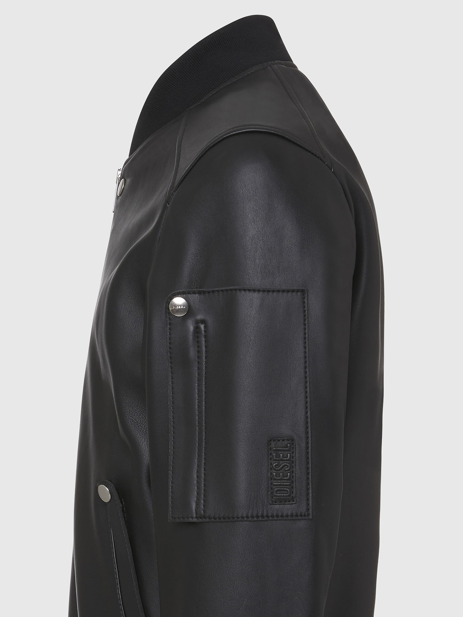 leather jacket bag