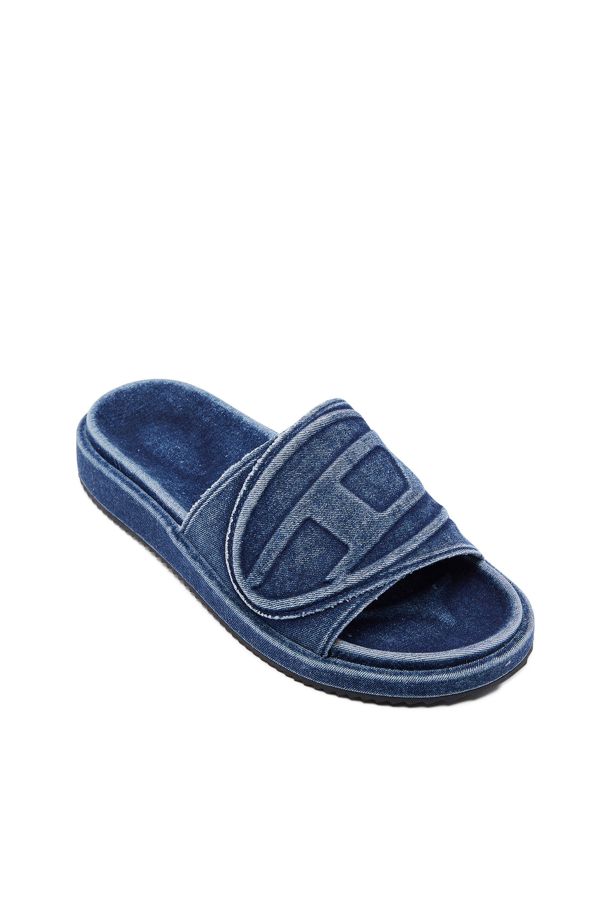 DIESEL SA-Slide D Oval サンダル Women's Sa-Slide D-Slide sandals with Oval D strap | Black