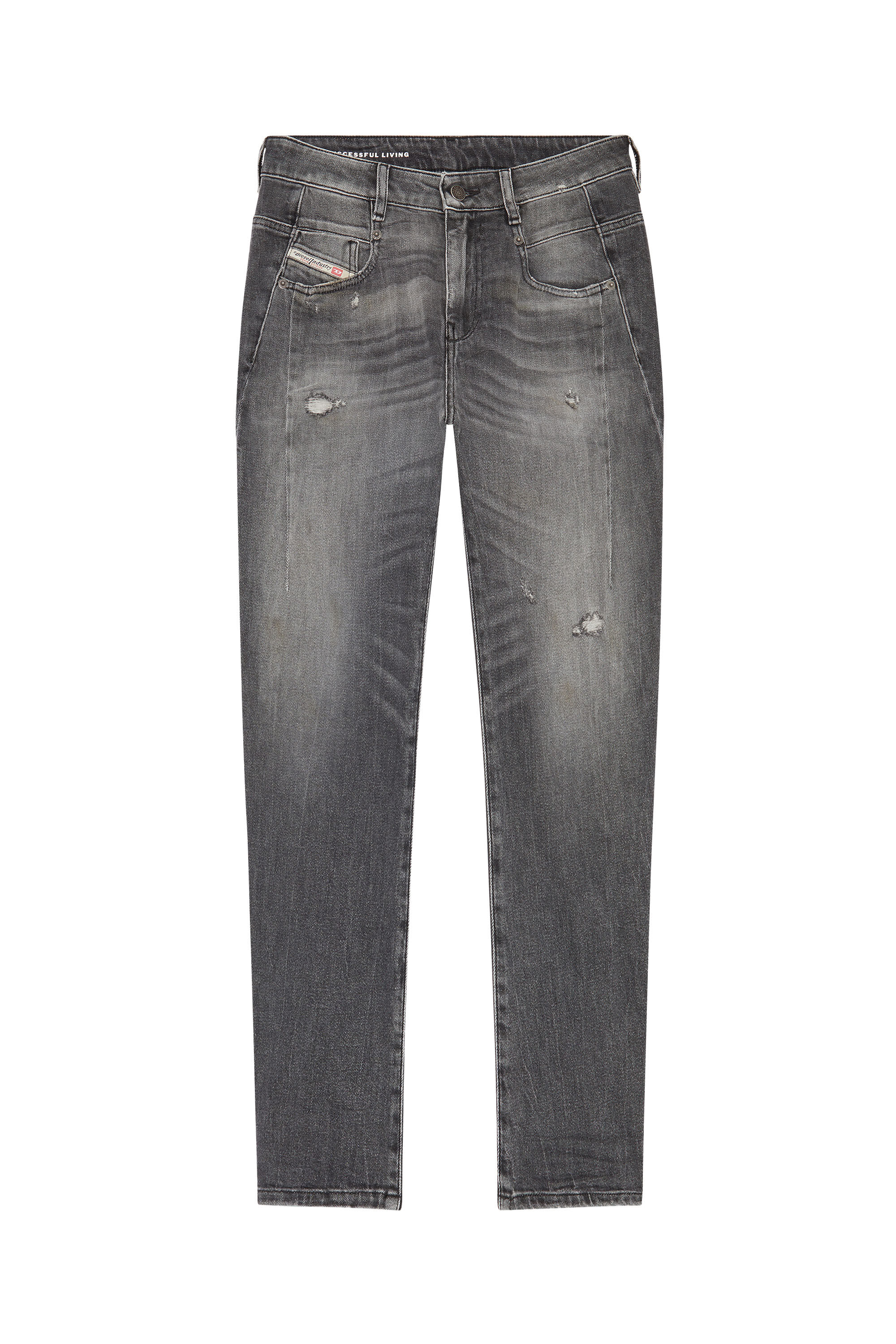 Diesel - Boyfriend Jeans Fayza 09G21 Mujer, Negro/Gris oscuro - 2