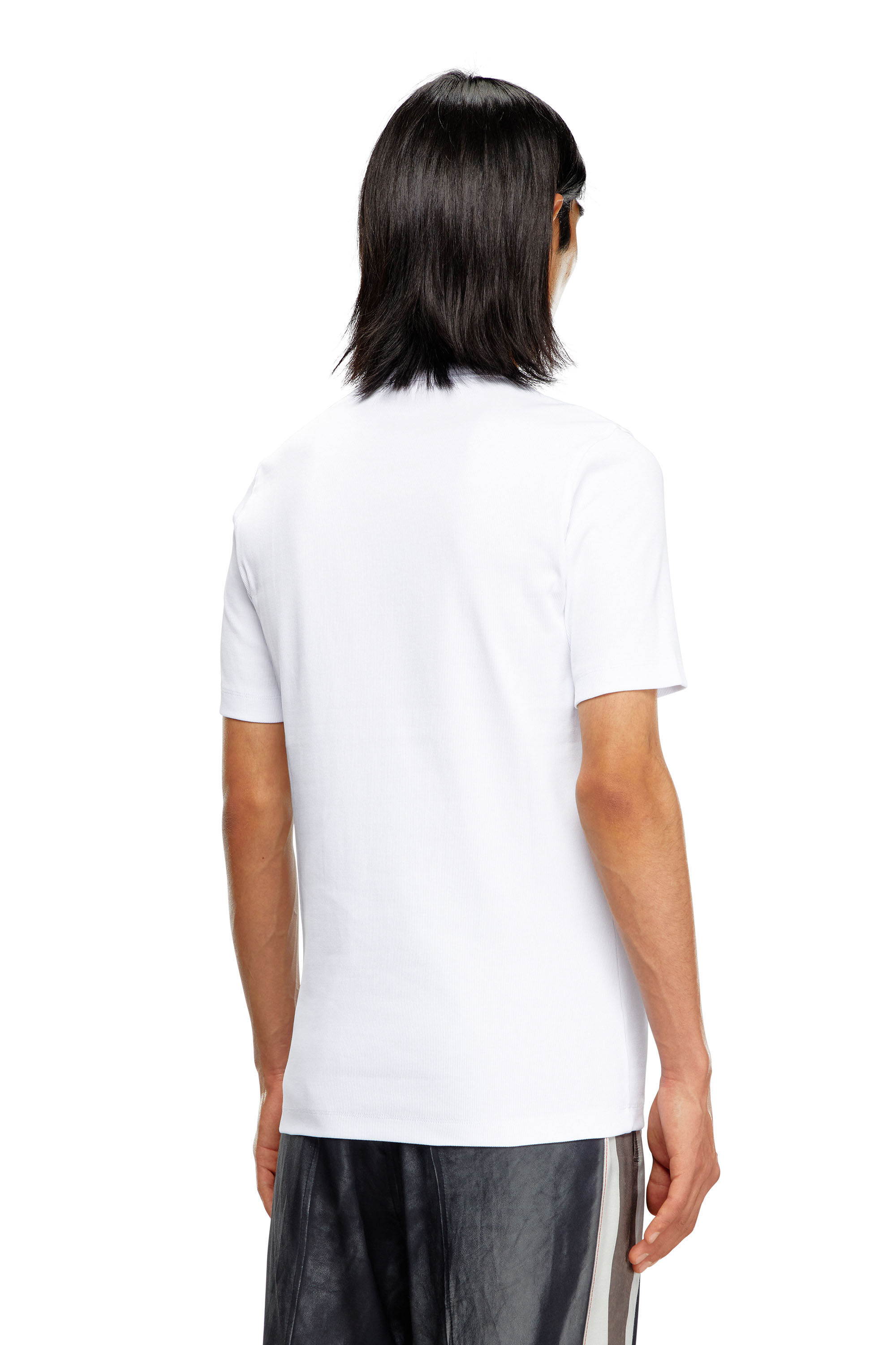 Men's T-shirt with D patch | White | Diesel