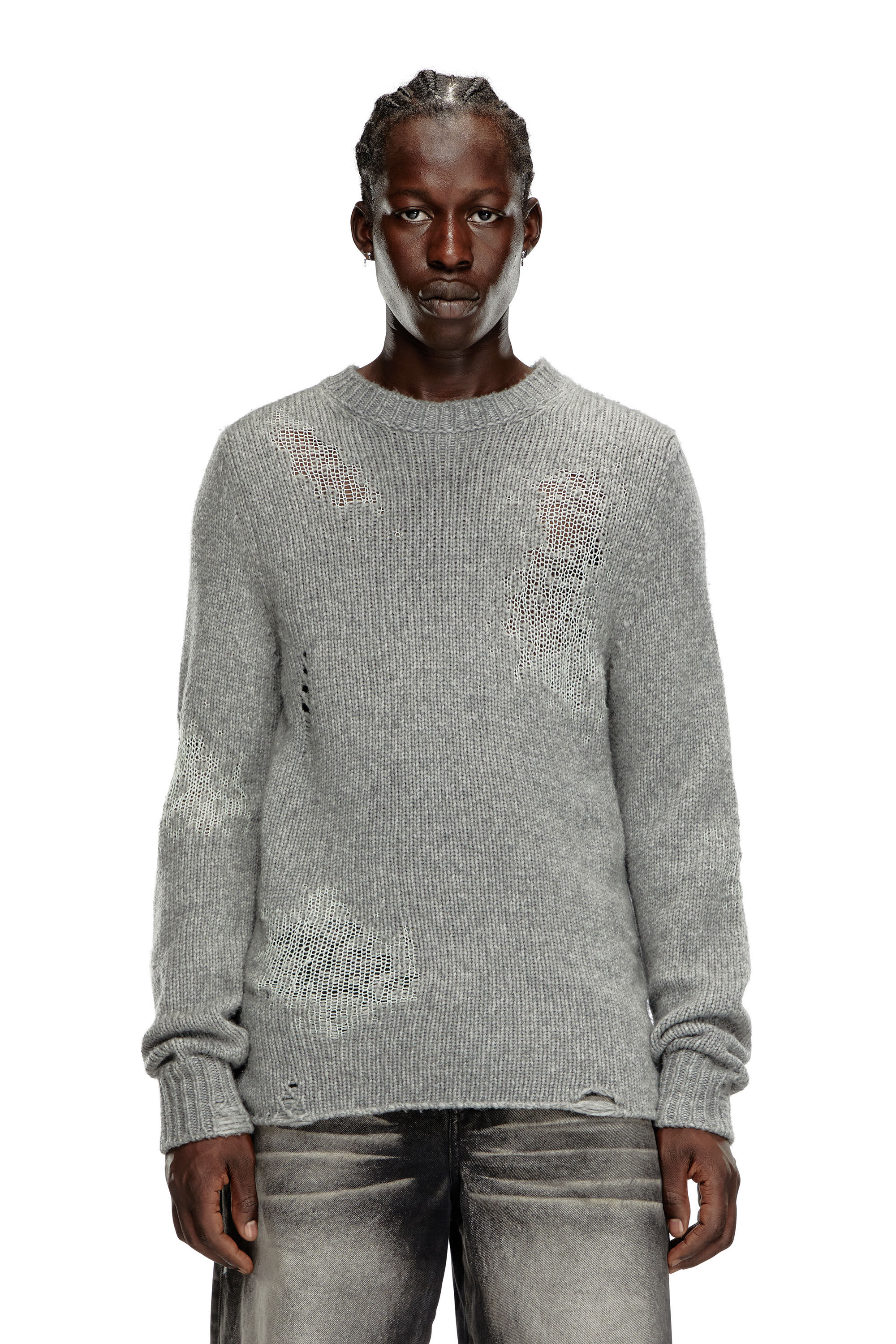 Felt Patch Knit Hoodie – Premier