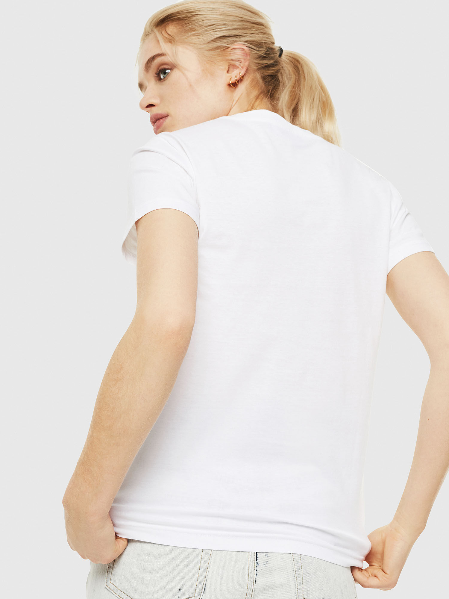 Diesel - T-SILY-WQ, White - Image 3