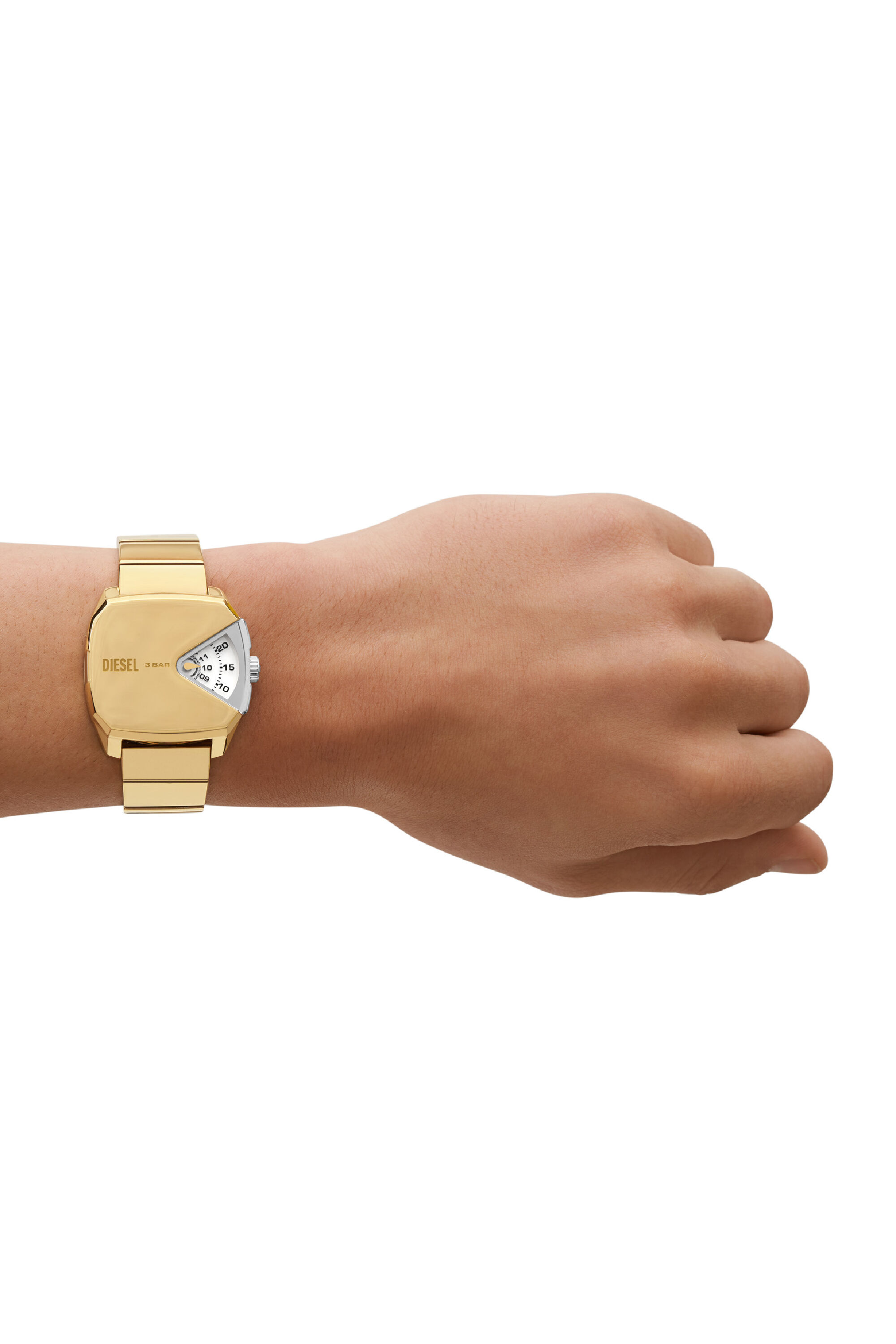Reloj D.V.A. de acero inoxidable Mujer Dorado Diesel