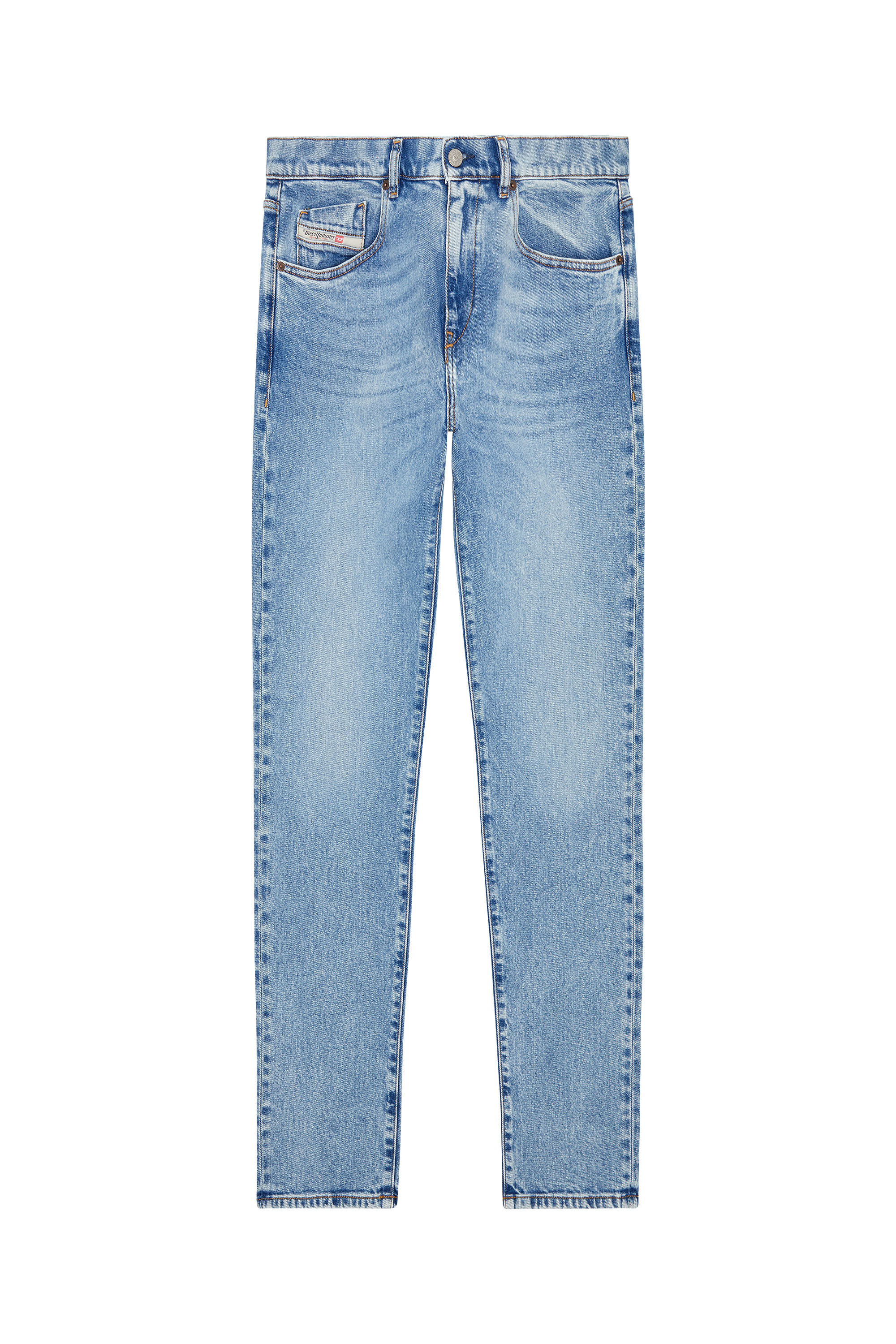 Diesel - Slim Jeans 2019 D-Strukt 9B92L, Light Blue - Image 6
