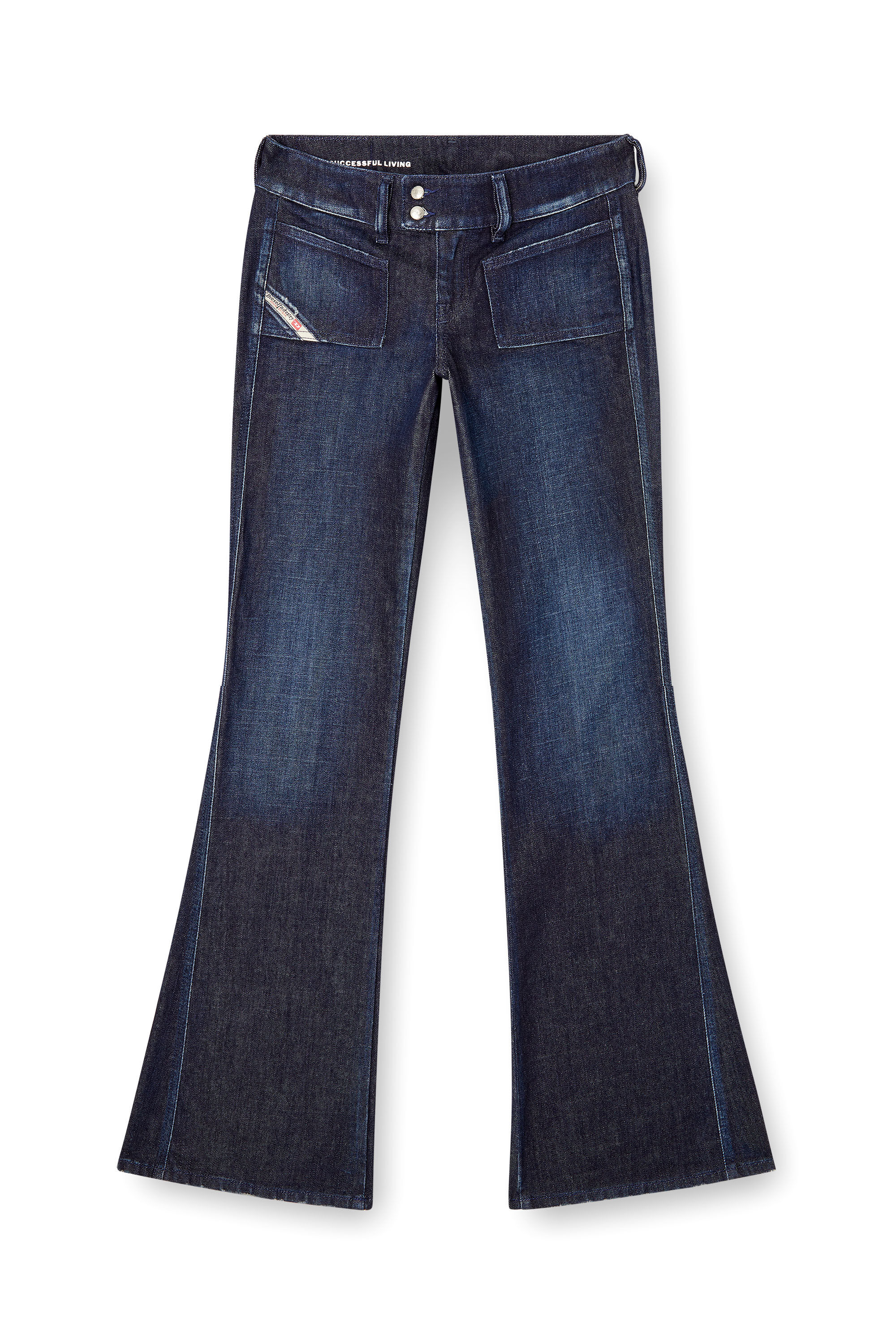 Diesel - Woman's Bootcut Jeans D-Hush 09M19, Dark Blue - 2