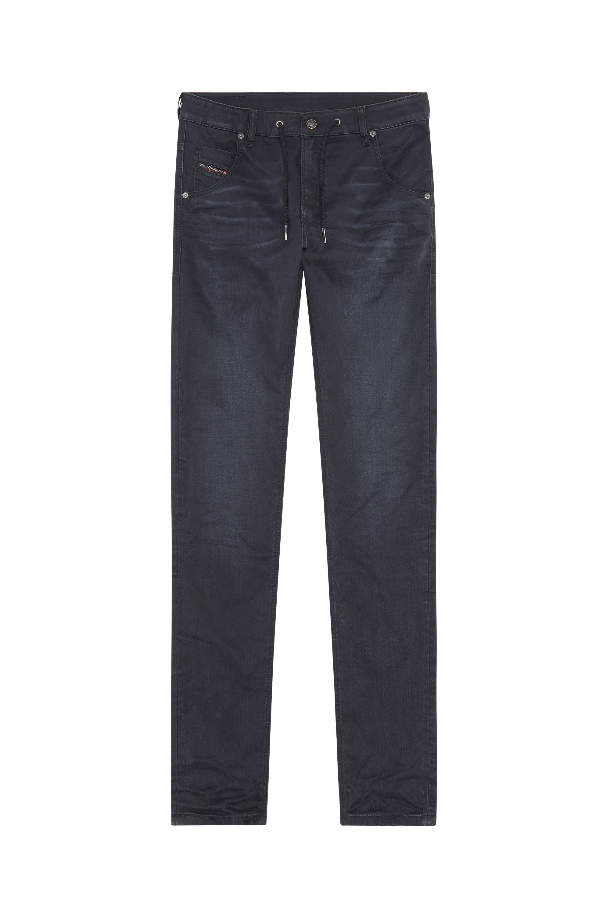 Diesel - Krooley JoggJeans® 068CQ Tapered, Negro/Gris oscuro - Image 2