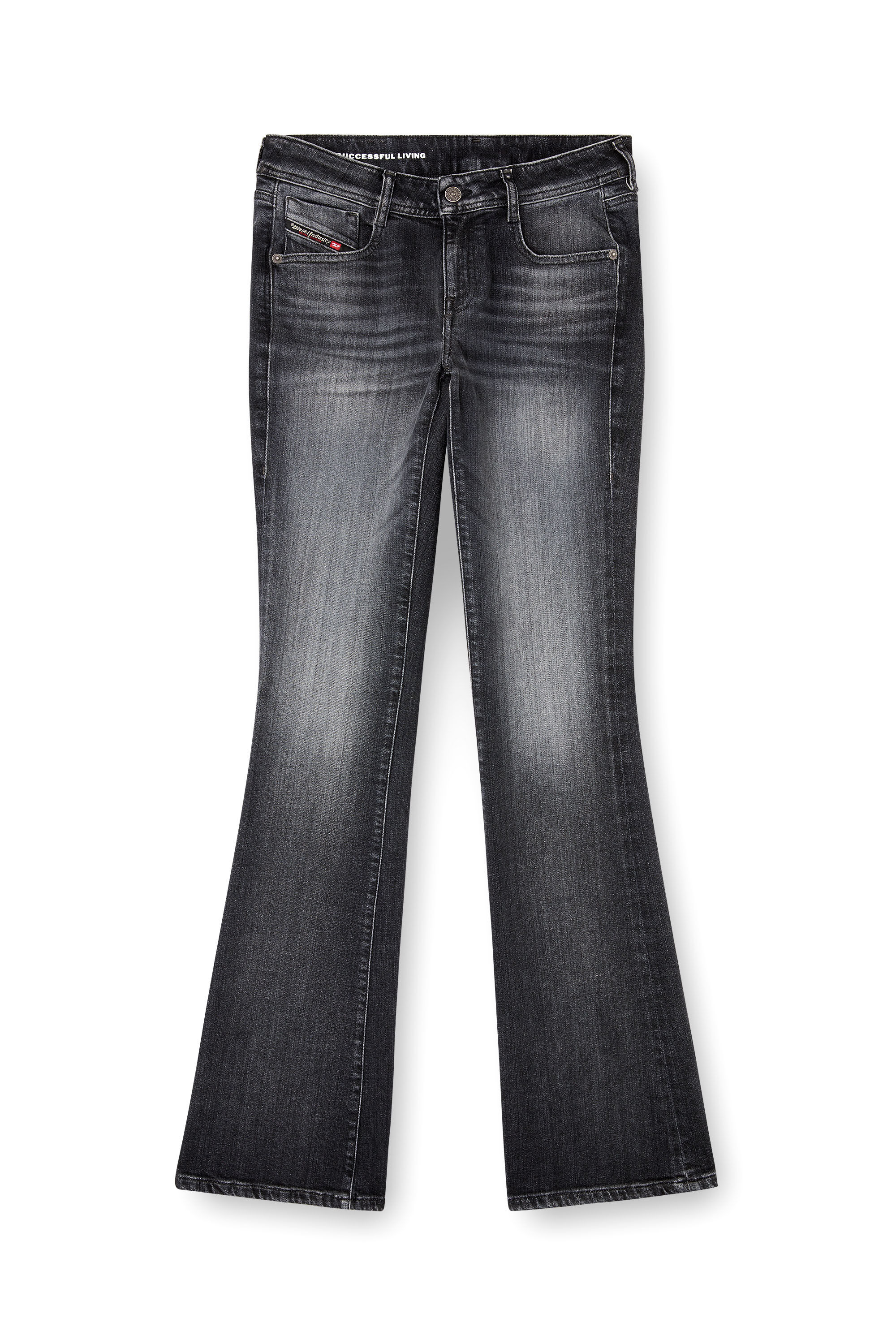 デニム・ジーパン DIESEL Woman Jeans Black A1729409J96 02 Men's Relaxed Jeans | Black/Dark grey | Diesel 2080 D-Reel