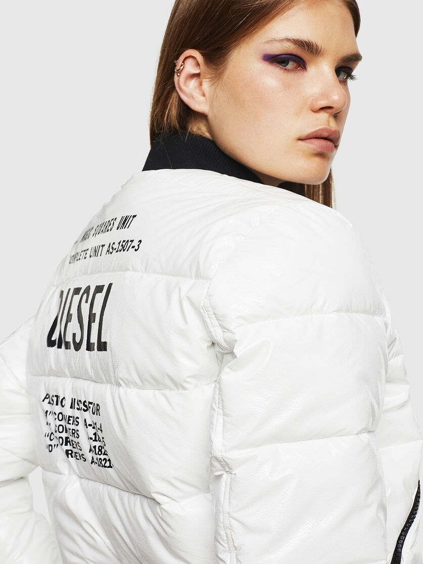 W Ony Women Puffer Jacket In Shiny Nylon Diesel