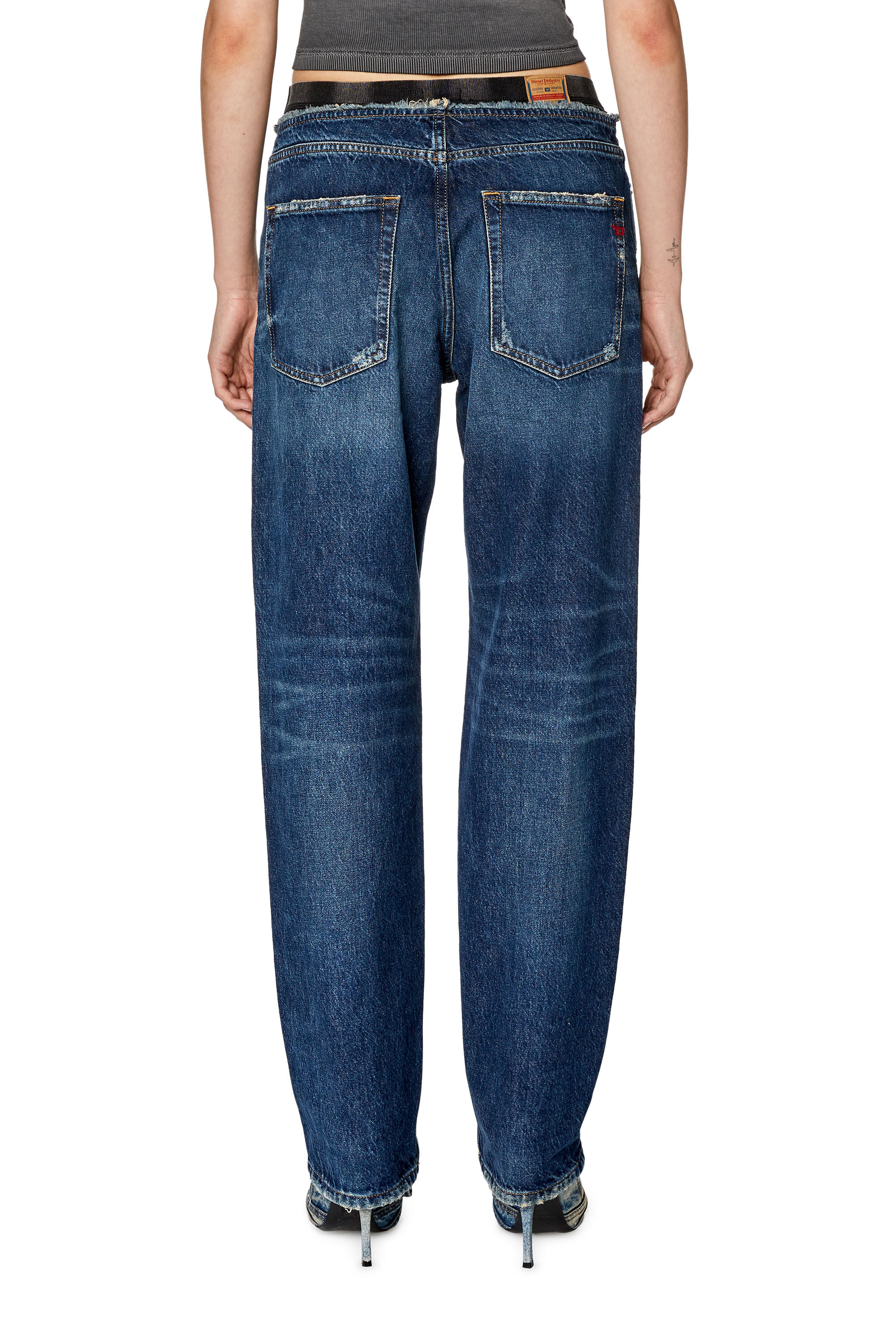 Diesel - Straight Jeans D-Ark 09G92, Azul Oscuro - Image 5