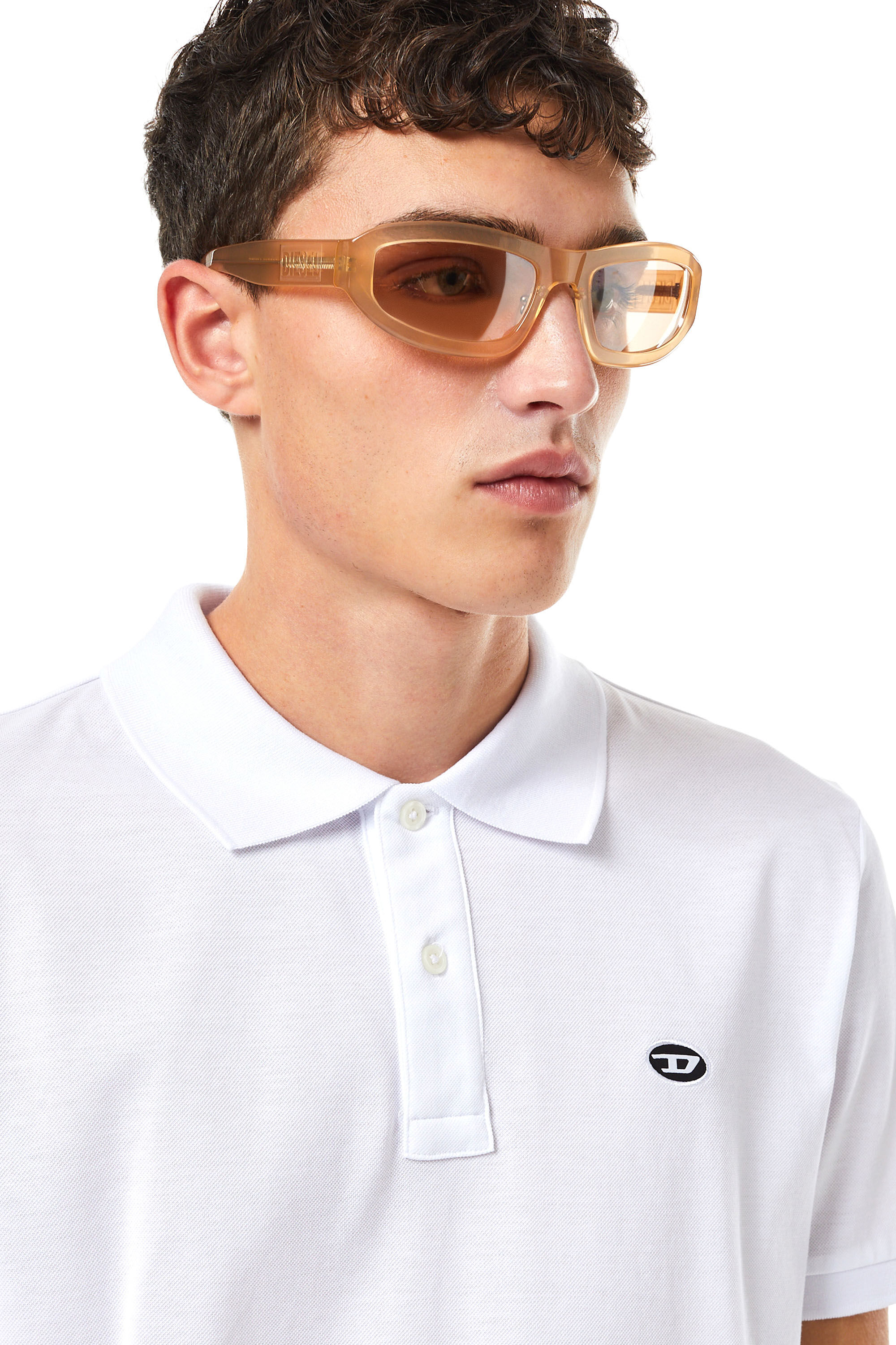 ディーゼル T-REJUST-DOVAL-PJ ポロ T-JUST-DOVAL-PJ: T-shirt with oval D patch | Diesel
