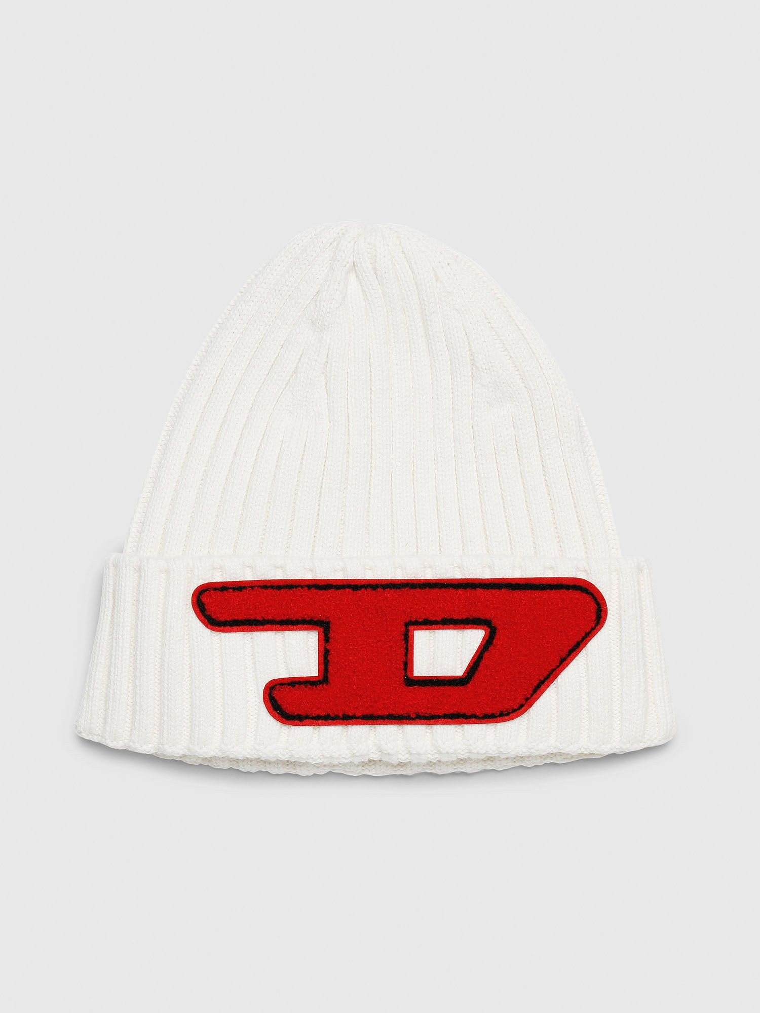 K-CODER-D: Ribbed beanie with D patch | Diesel
