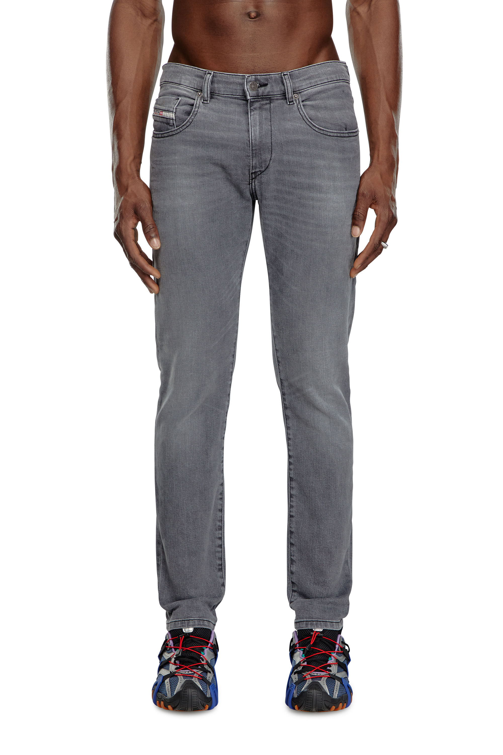 Diesel - Man's Slim Jeans 2019 D-Strukt 0GRDK, Dark grey - 3