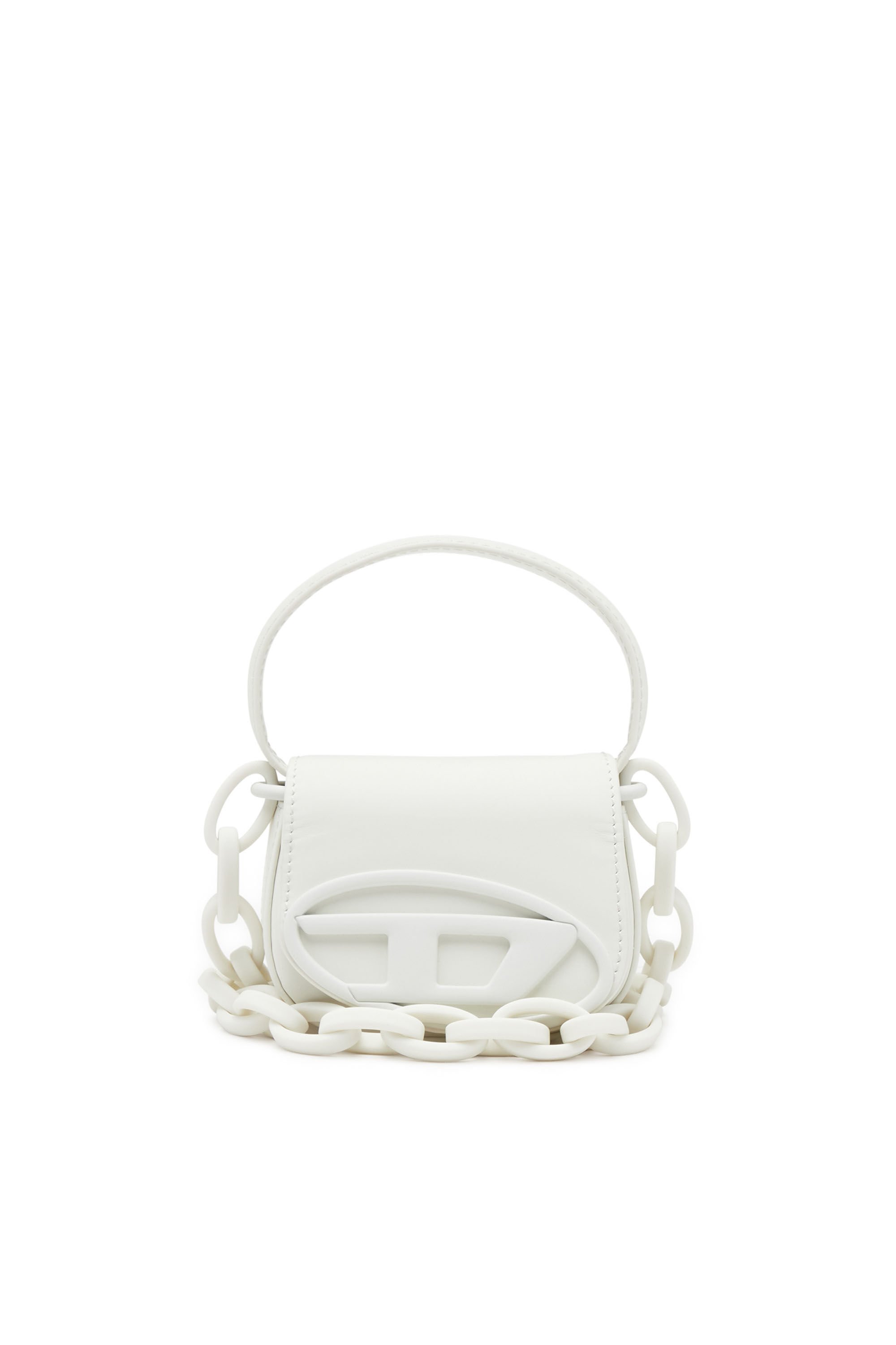 Women's 1DR Xs-Iconic mini bag in matte leather | White | Diesel