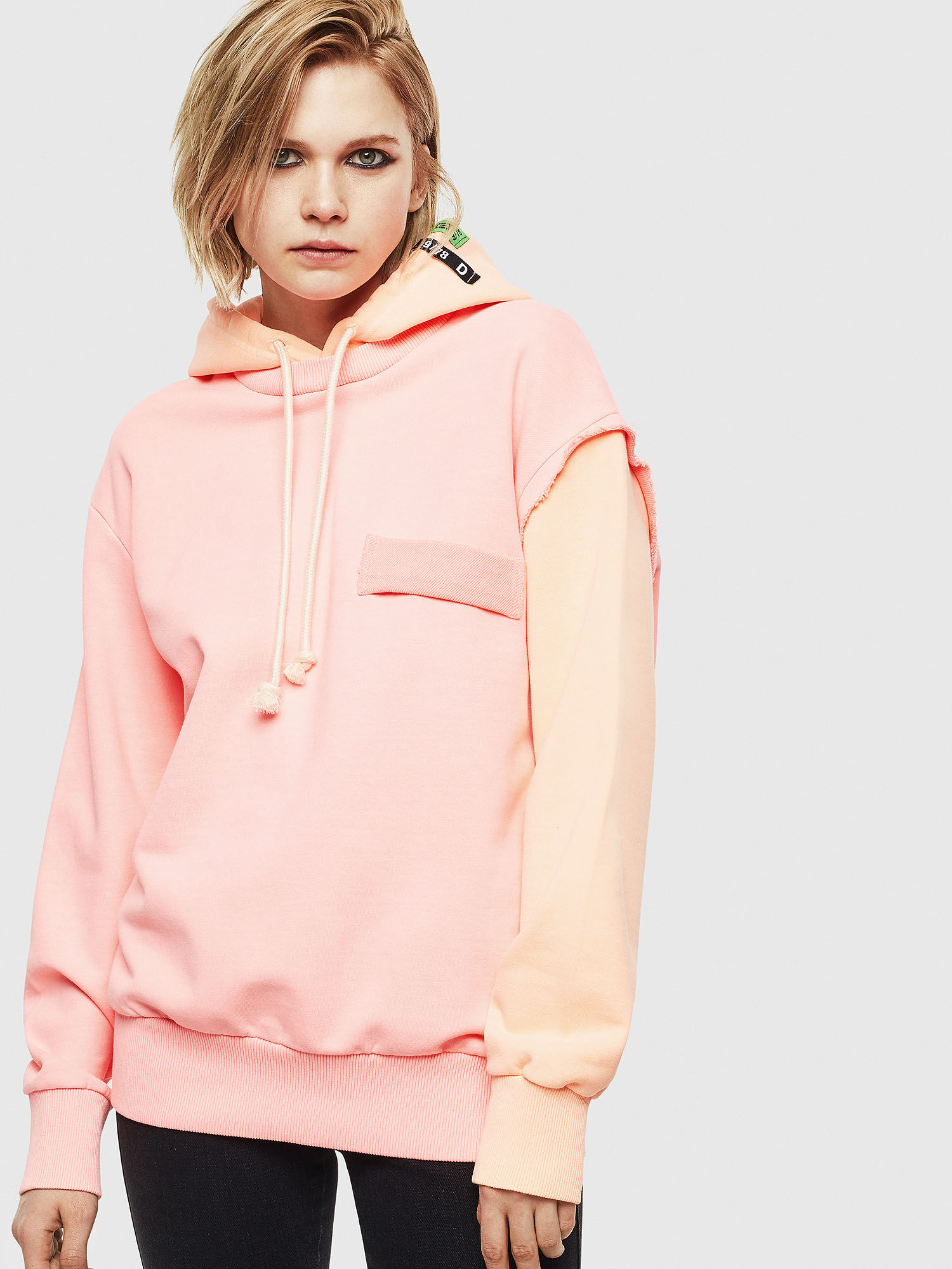 diesel pink hoodie