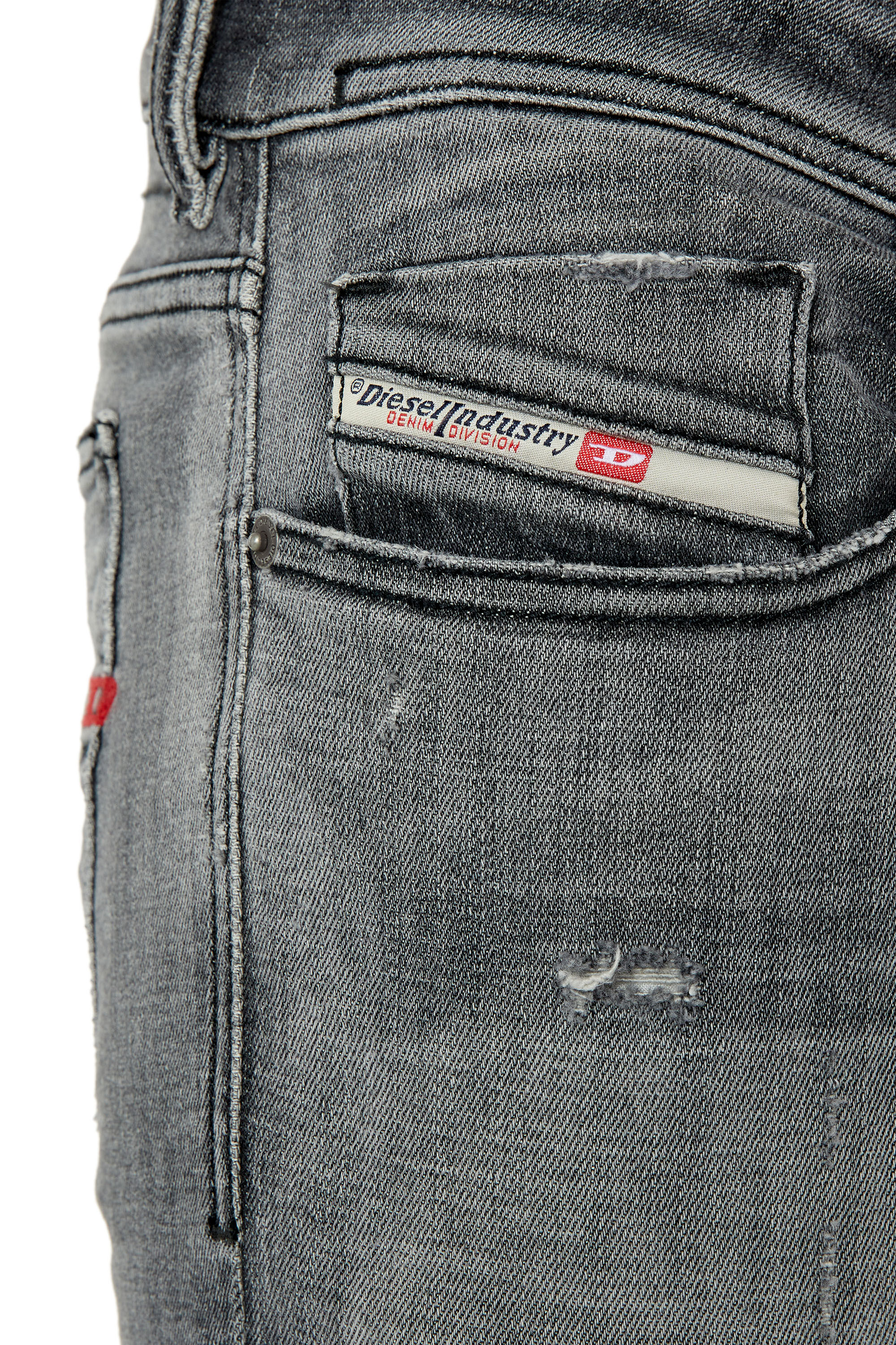 1979 SLEENKER Man: low waist skinny Black/Dark grey Jeans
