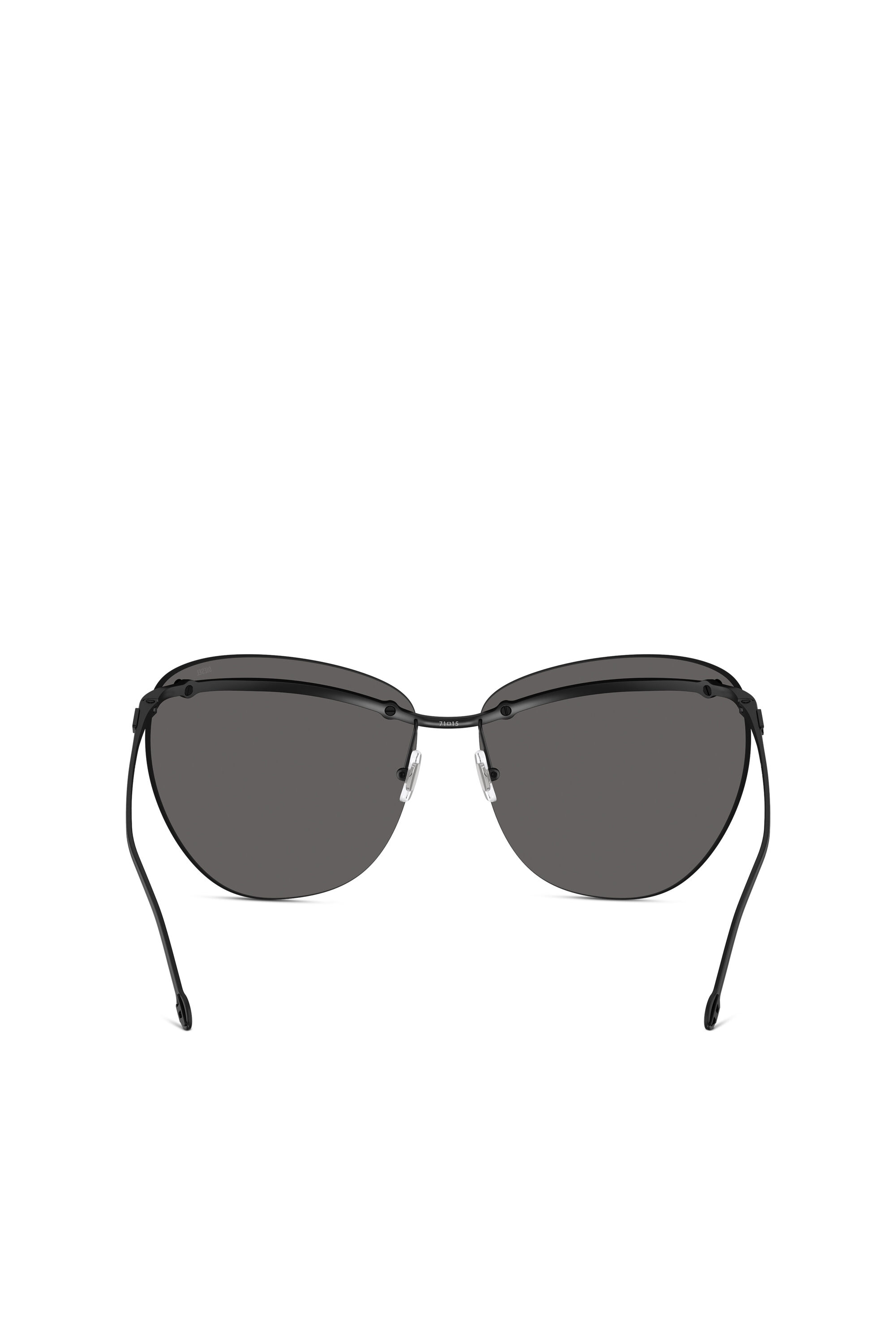 Diesel - 0DL1007, Gafas de sol con forma envolvente Unisex in Gris - 3