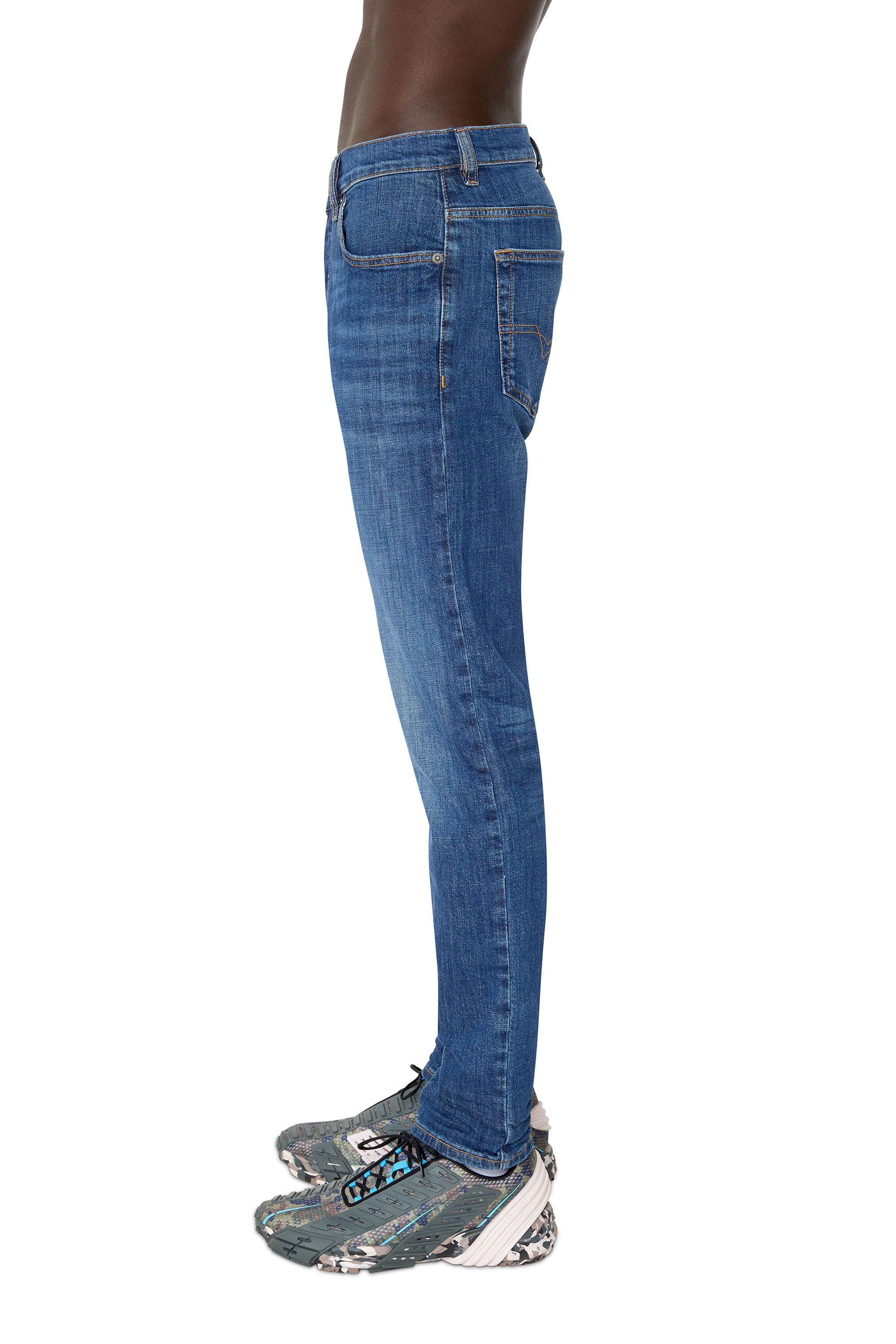 Diesel - D-Luster 0IHAR Slim Jeans, Azul Oscuro - Image 5