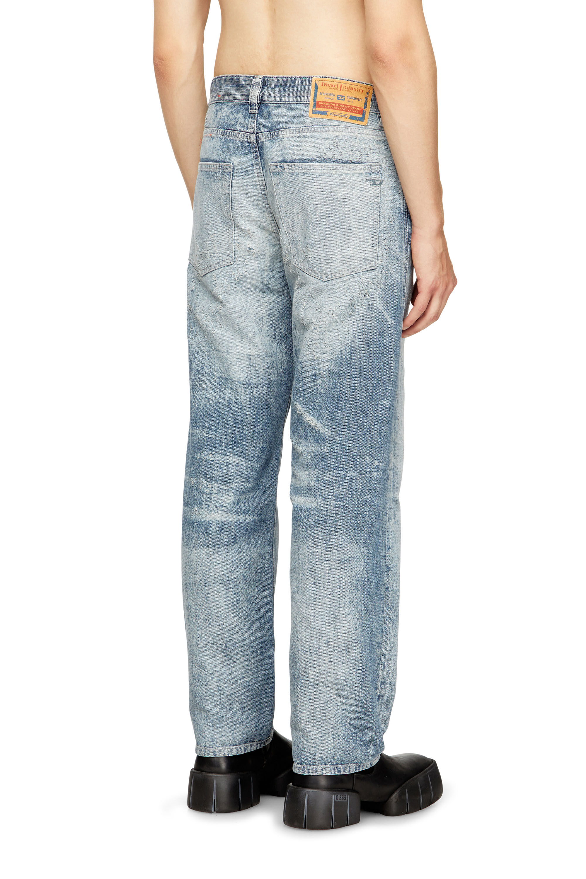 Diesel - Regular Jeans 2024 D-Macs 068TY Hombre, Azul Claro - 4