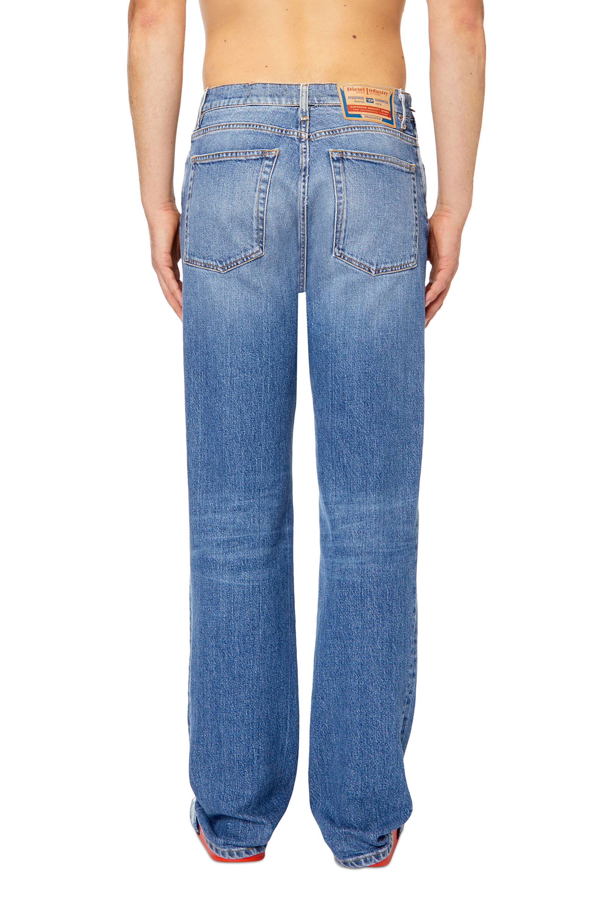 1955 D Rekiv 0LICI Man Straight Medium blue Jeans Diesel