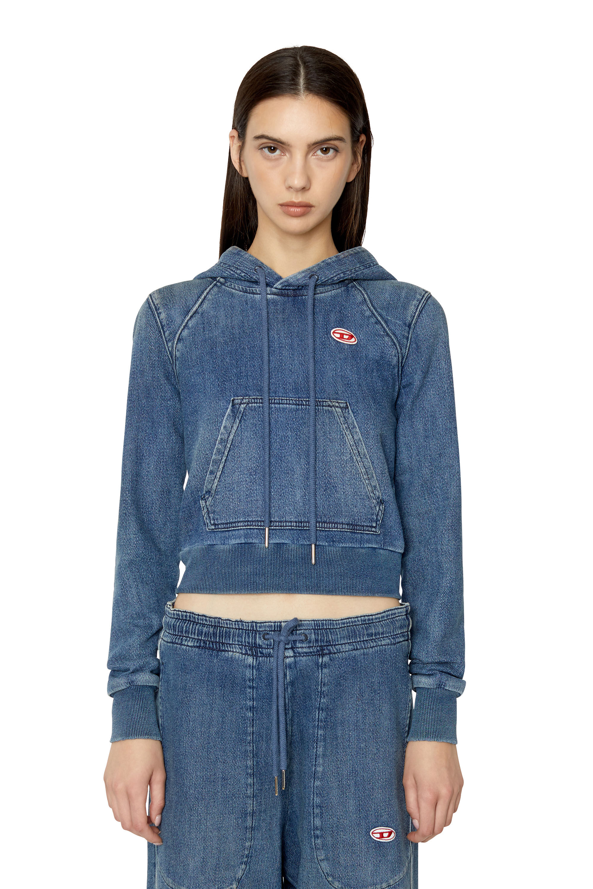 Diesel cropped deals hoodie