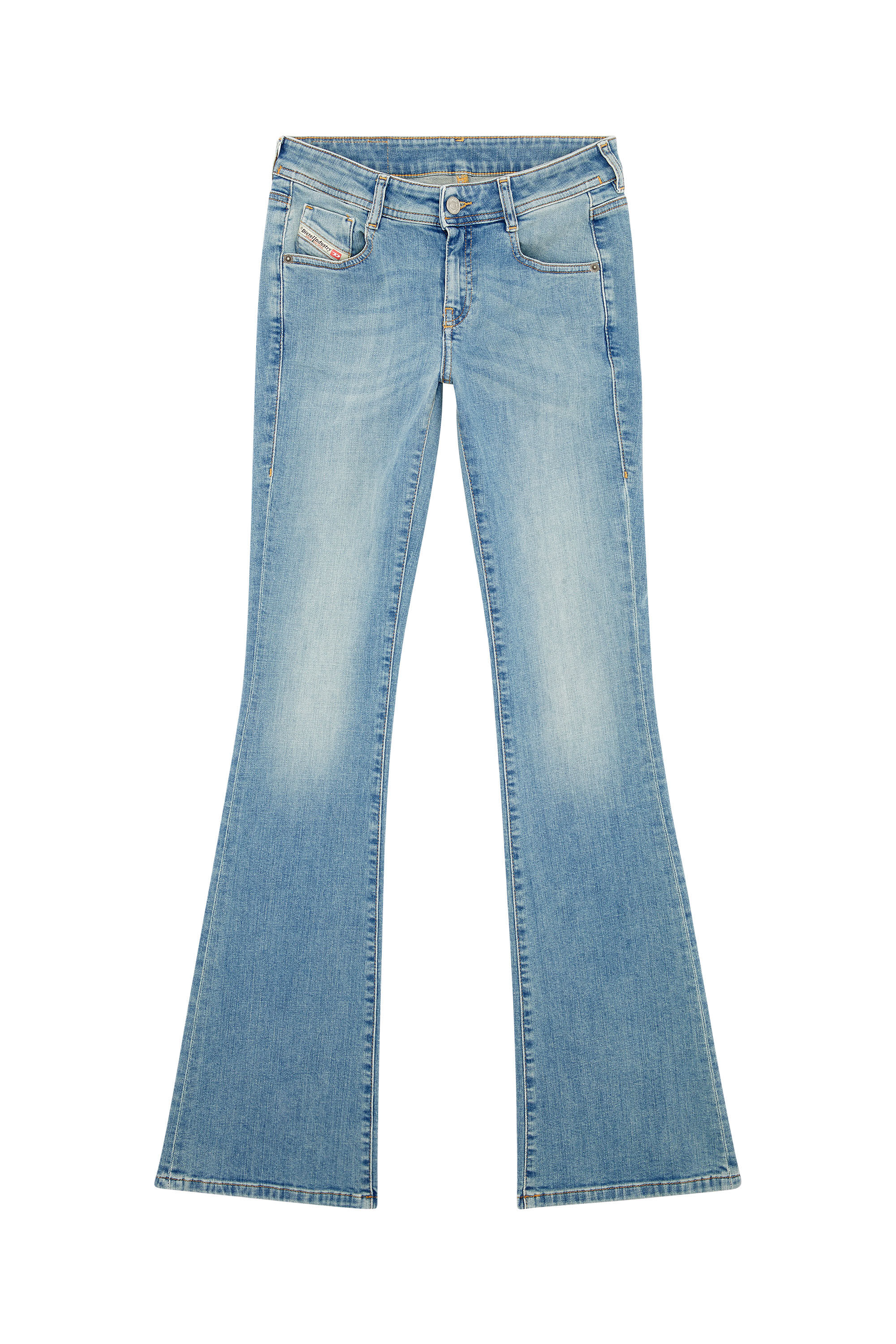 ★DIESEL★ 1969 D Evie Denim Pants Light Indigo A1100309J160 Women's Bootcut Jeans | Light Blue | Diesel 1969 D-Ebbey