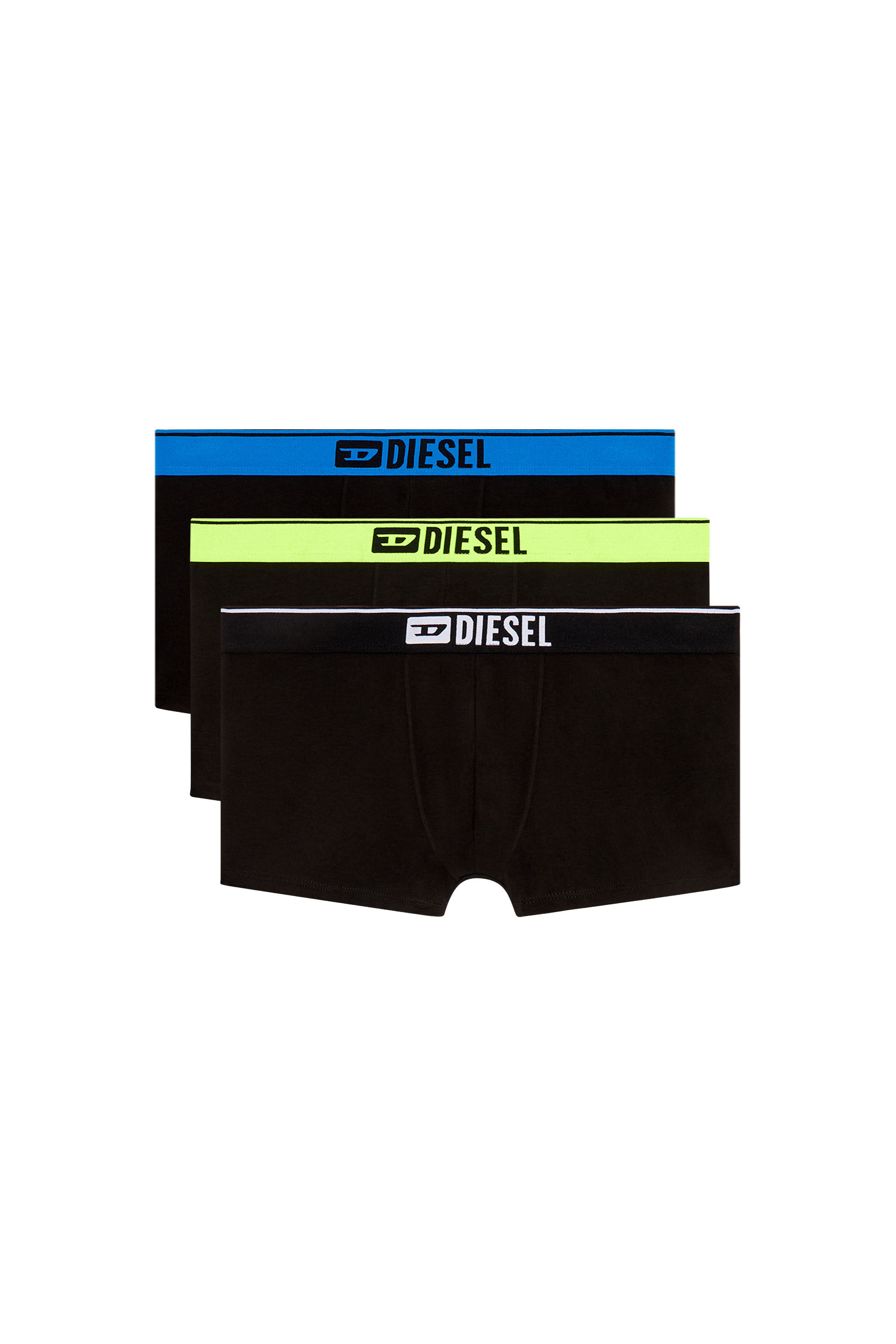 Diesel - UMBX-DAMIENTHREEPACK, Man Three-pack boxer briefs with pop-colour waist in Multicolor - Image 4