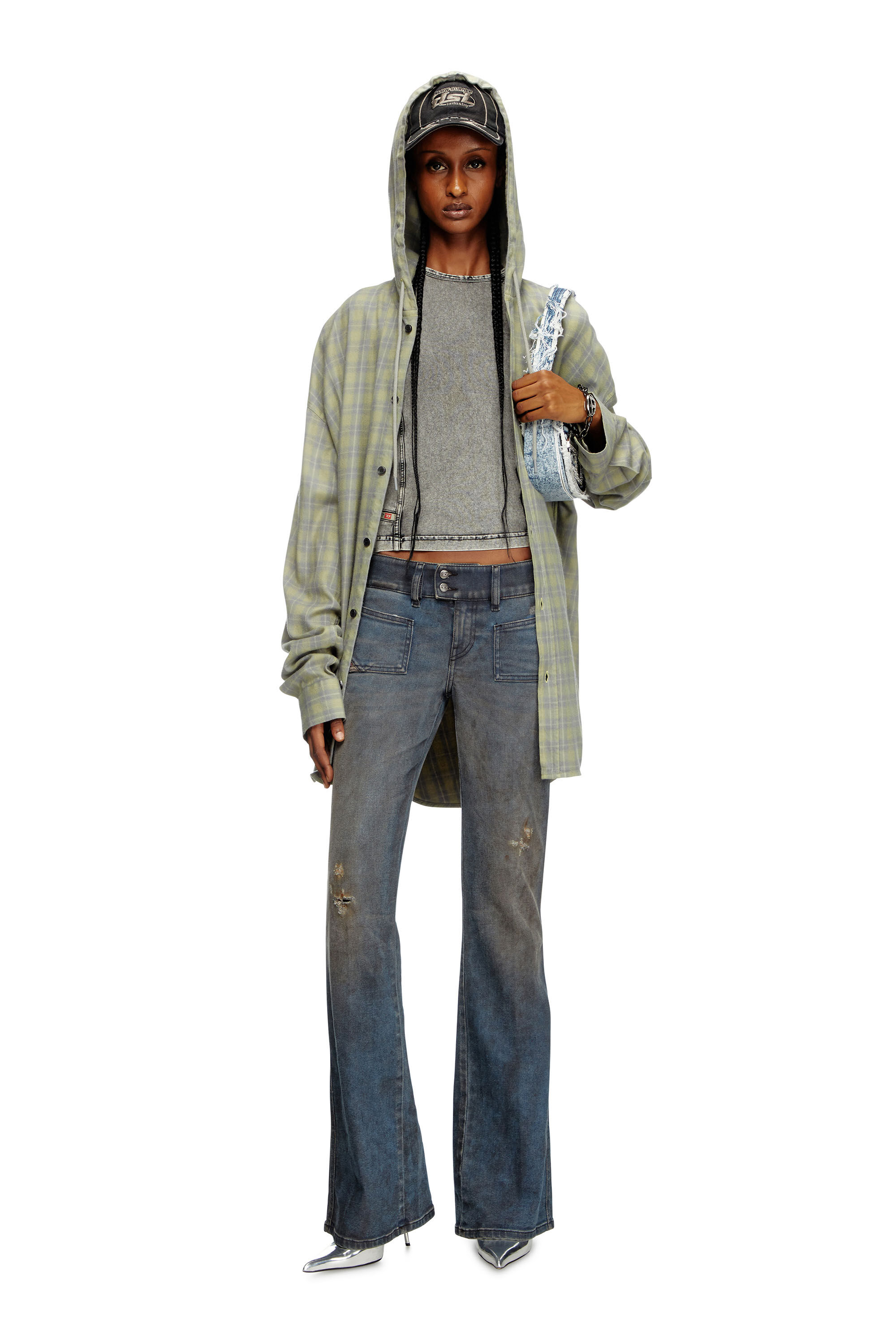 新品 大人気商品  Women's D-Hush Diesel | blue Medium | Jeans Bootcut パンツ