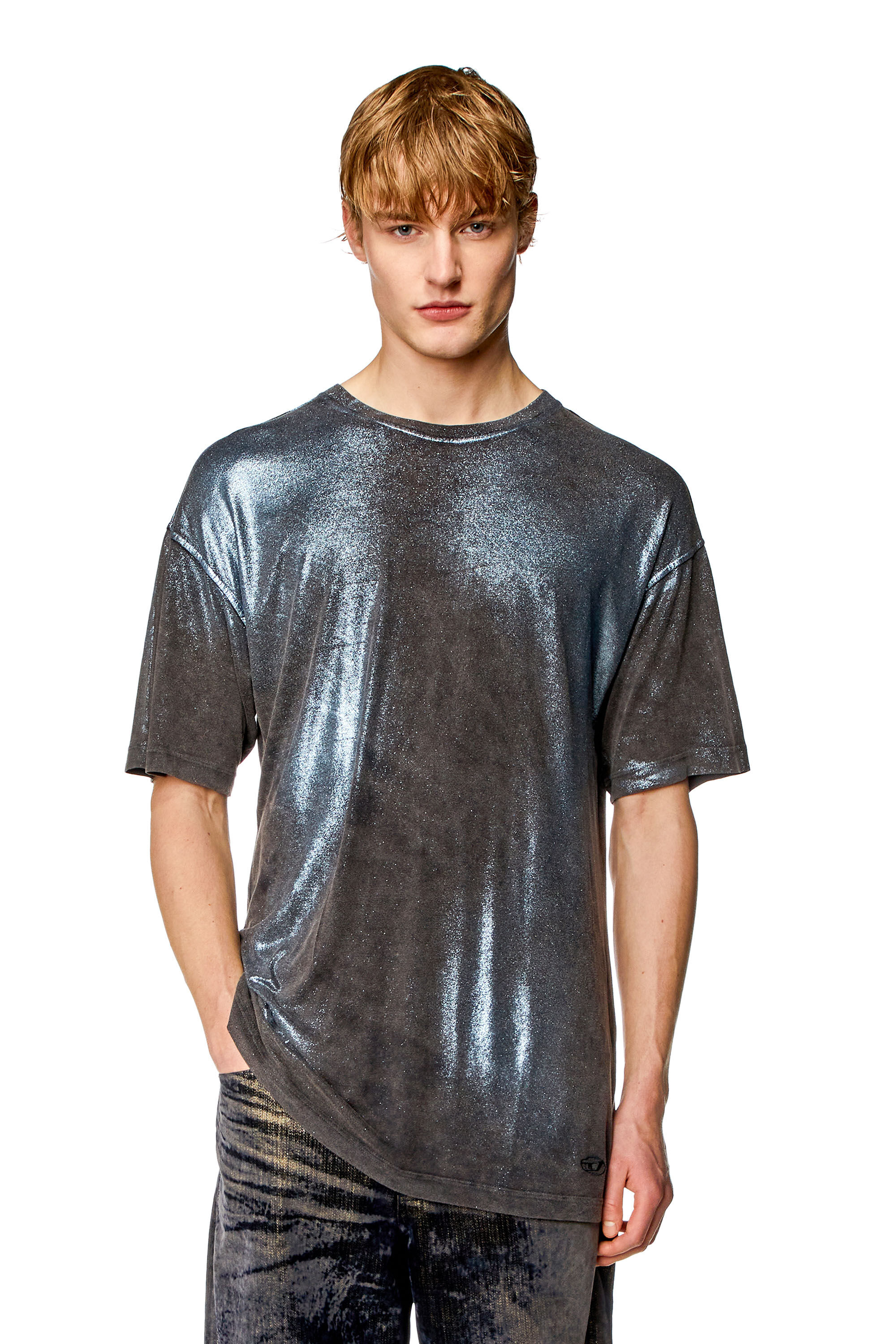 Metallic t shirt cheap