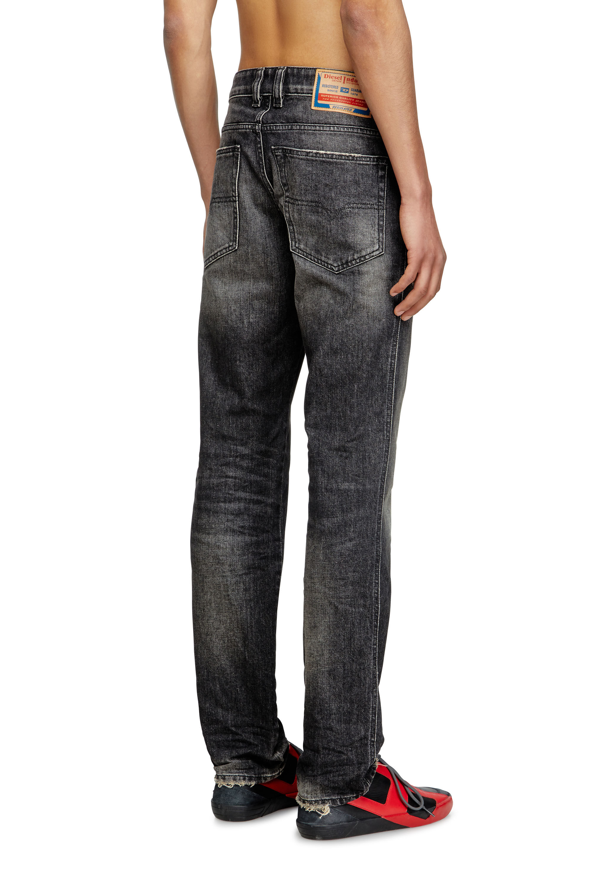 Diesel - Slim Jeans 1993 D-Vyl 09M54 Hombre, Negro/Gris oscuro - 4