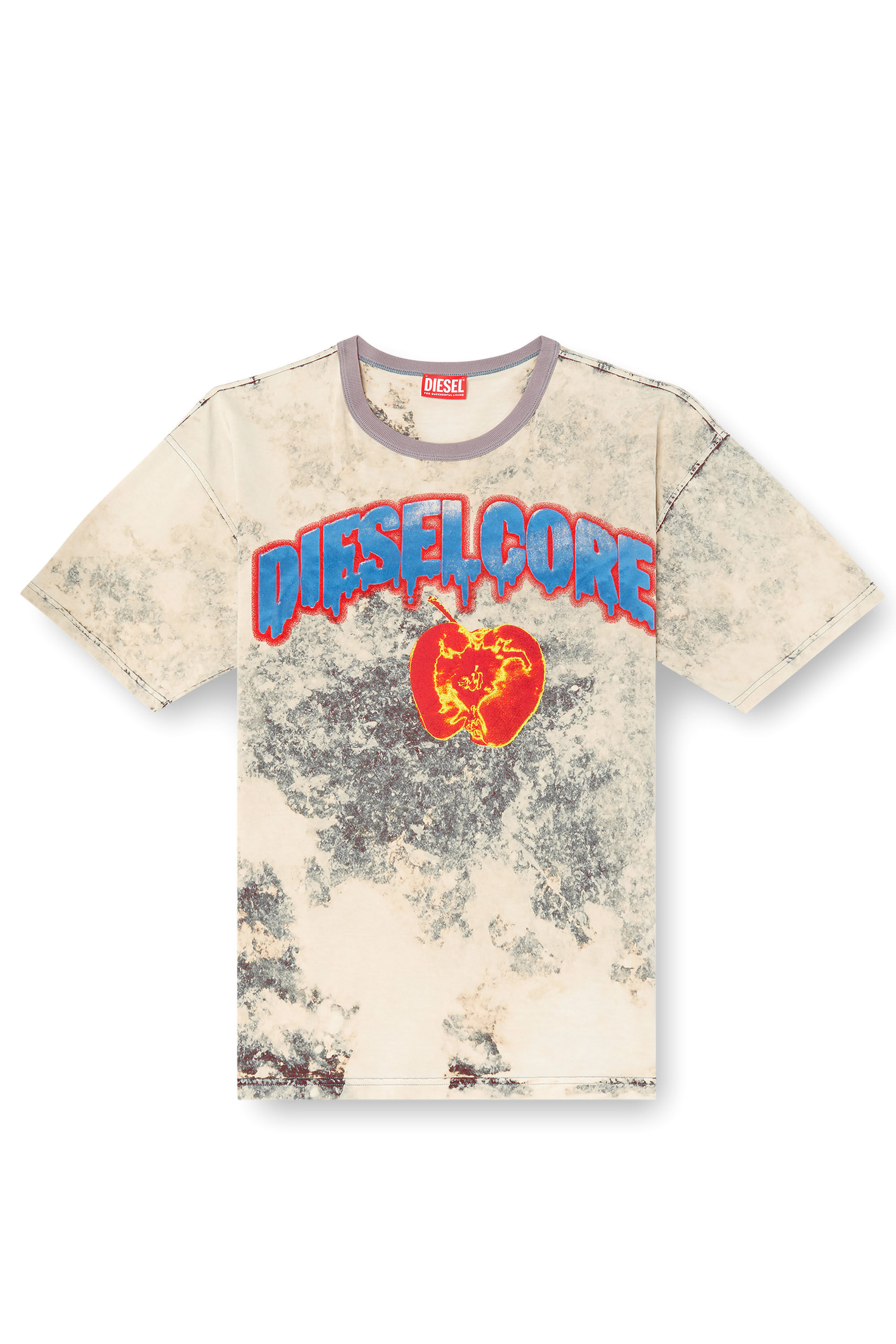 Diesel - T-BOXT-R9, Camiseta con logotipo Diesel Core Hombre in Gris - 2