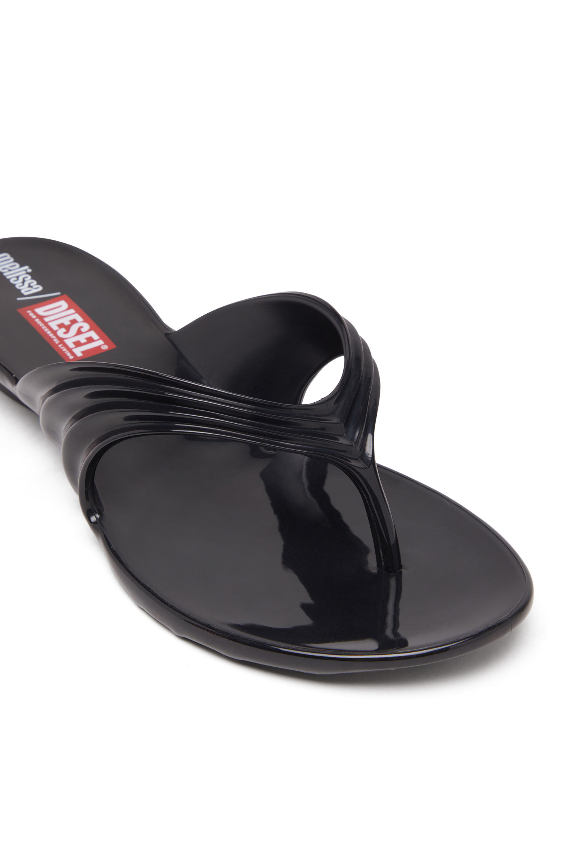 DIESEL◆Melissa × Diesel Quantum Thong サンダル Women's Sculptural flip-flops in Melflex® | Red | Diesel
