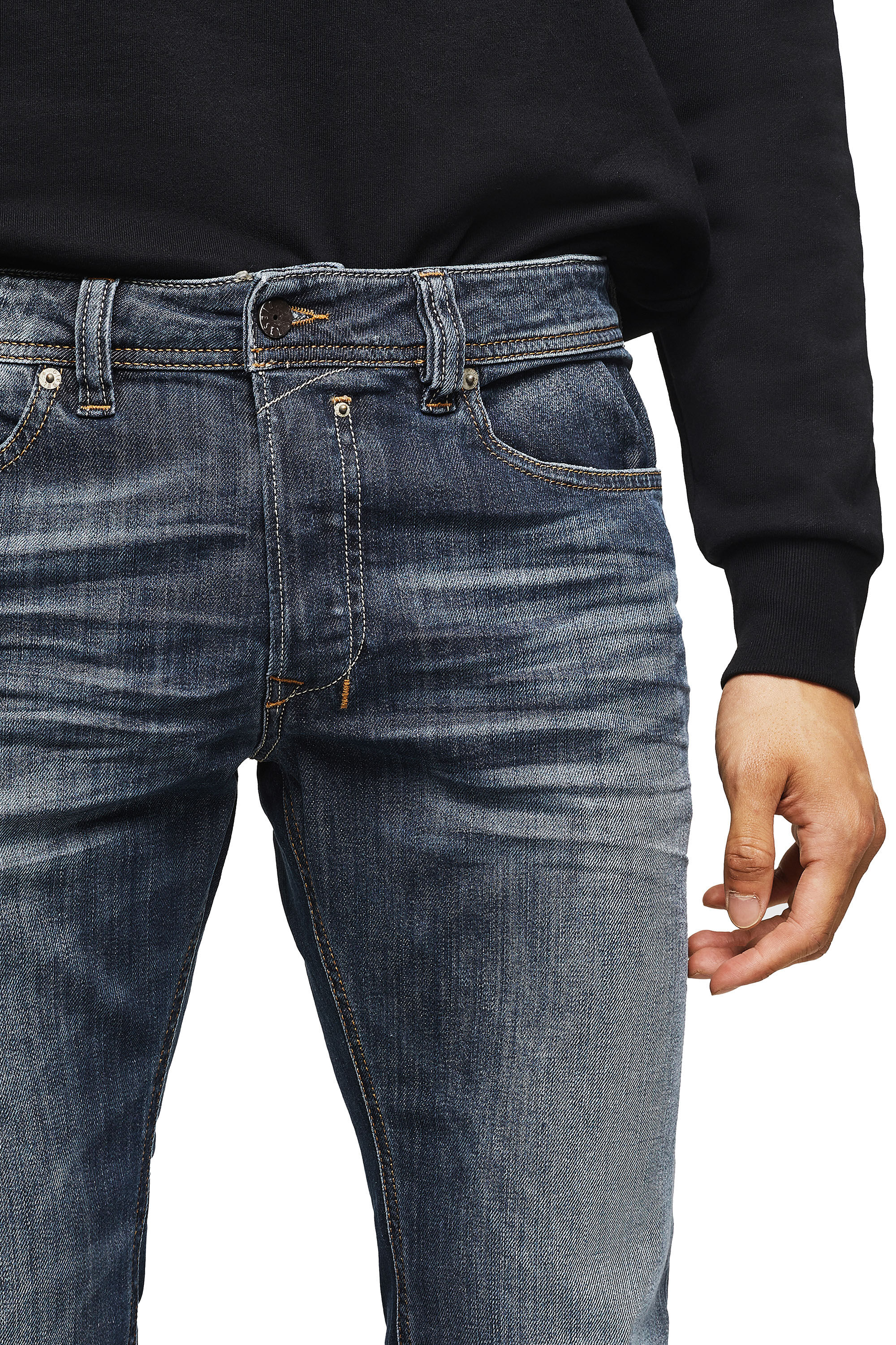 jeans diesel safado regular slim straight