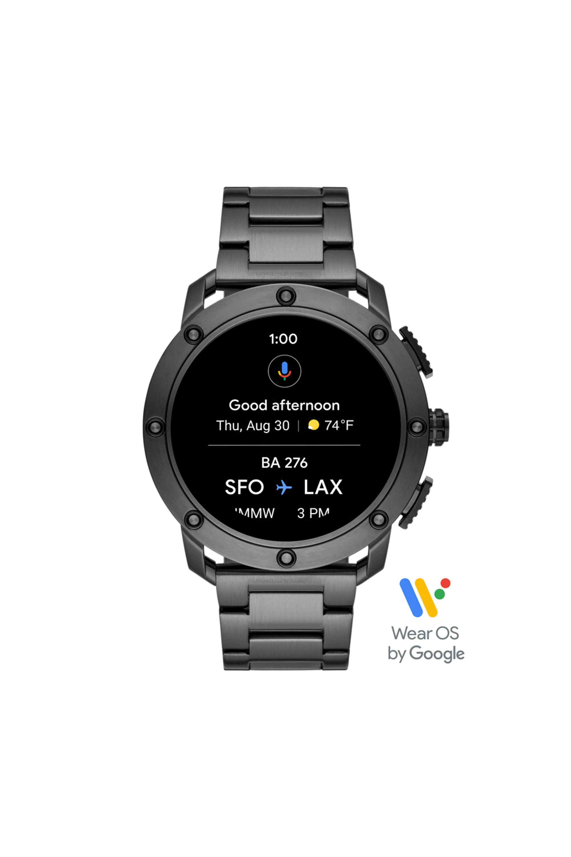 DT2017 Axial Smartwatch Gunmetal Tone Stainless Steel Diesel