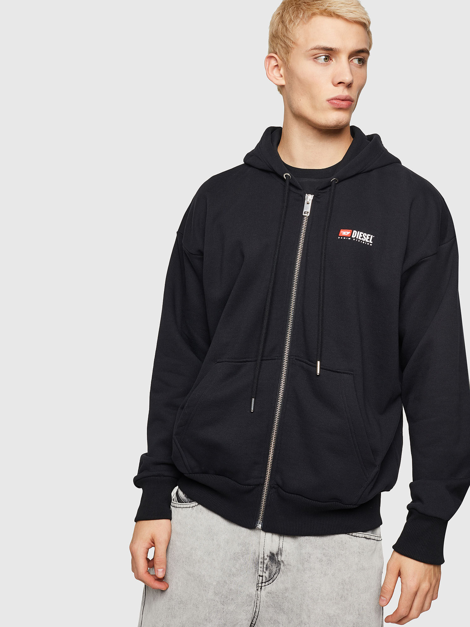 diesel zip up hoodie