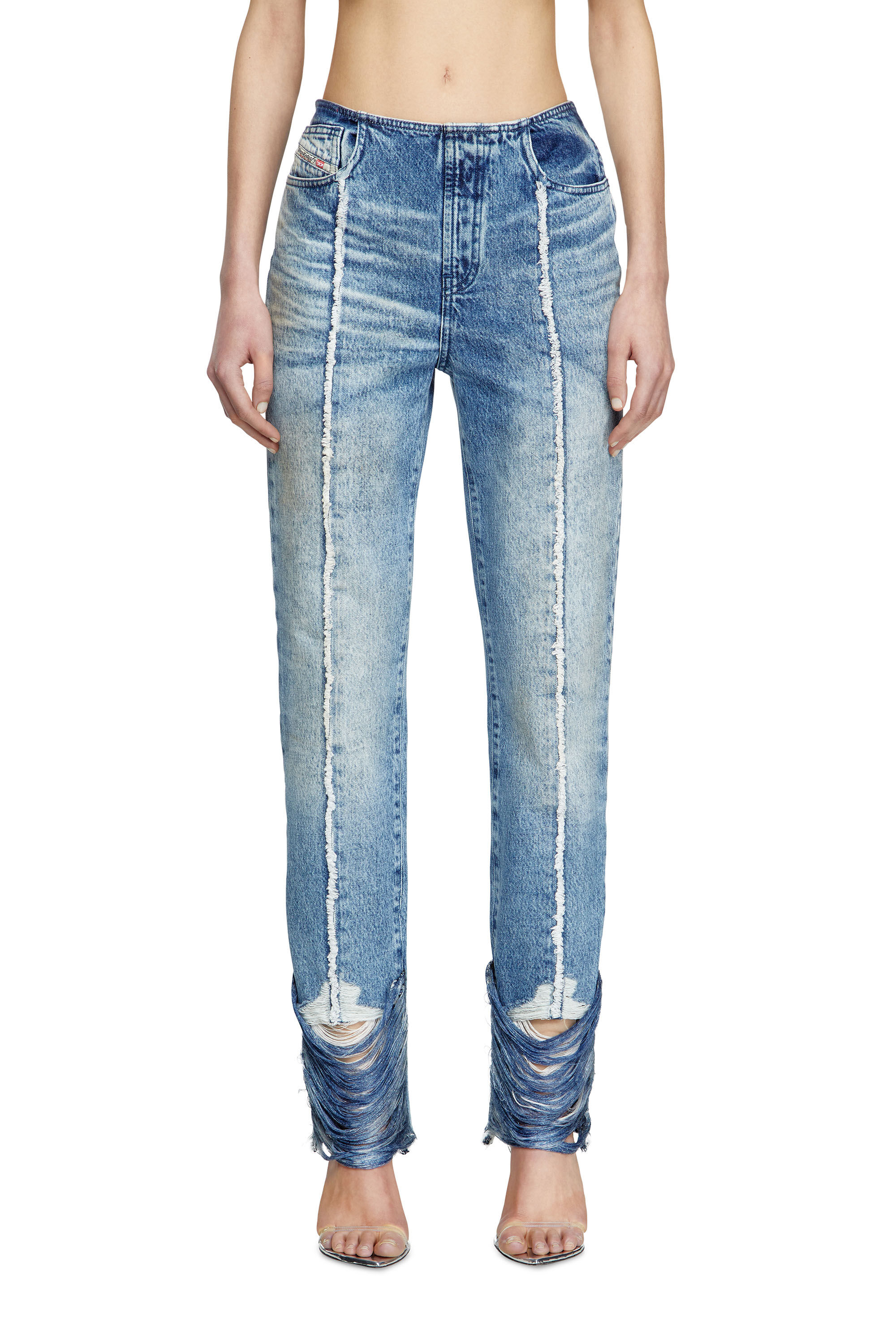 Diesel - Woman's Bootcut Jeans D-Ginna 0CMBM, Medium blue - 3