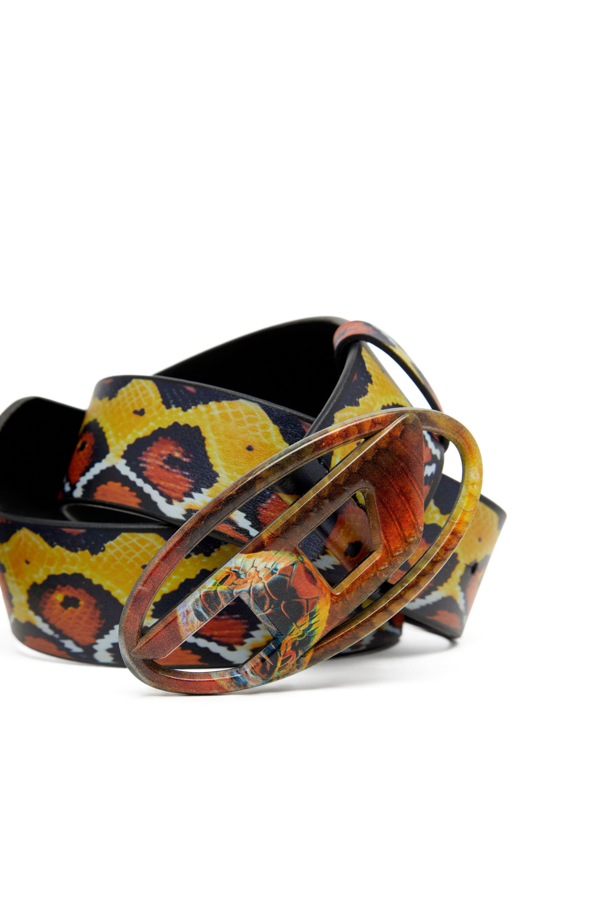 Women's Belt with snake motif | Multicolor | Diesel