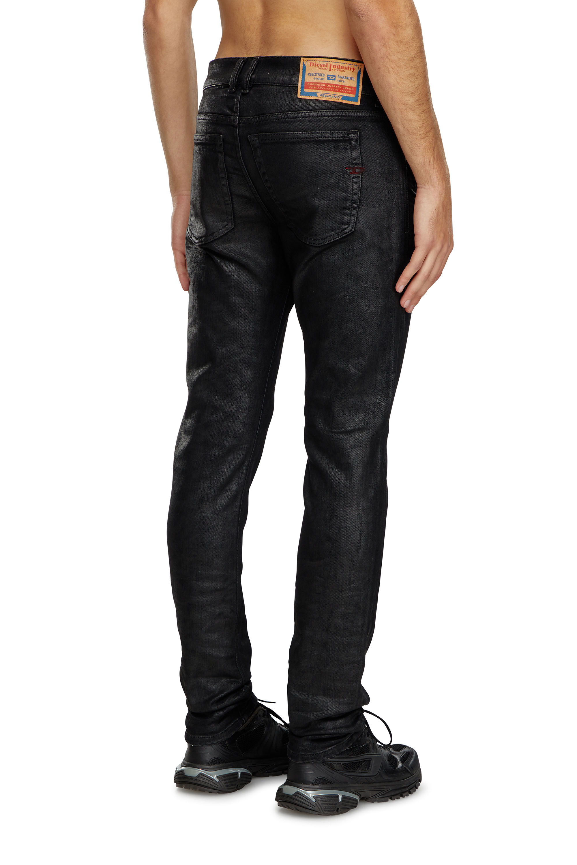 Diesel - Man Skinny Jeans 1979 Sleenker 09J30, Black/Dark grey - Image 4