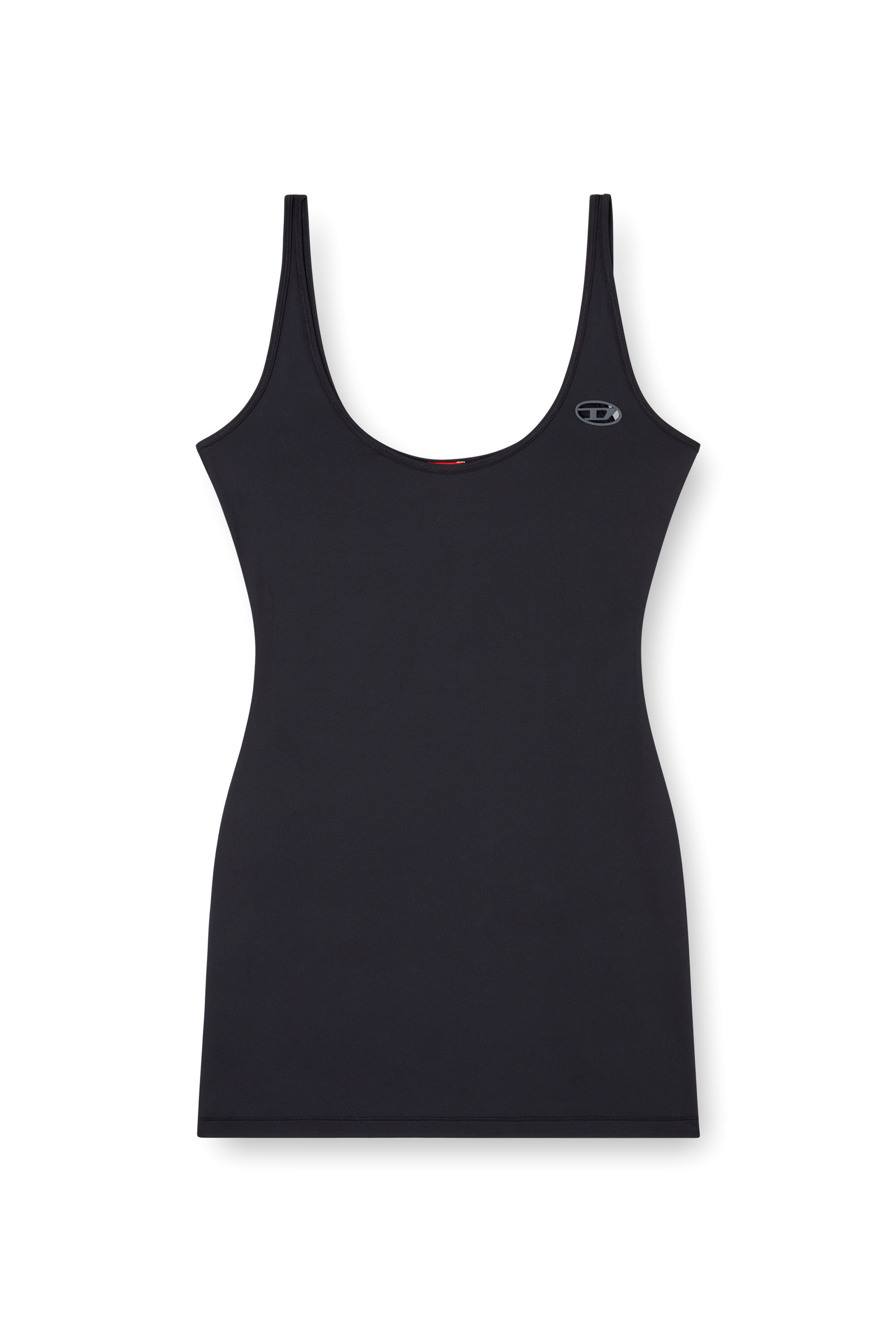 Diesel - FRANKIE-UTLT, Woman's Stretch slip dress in Black - 4